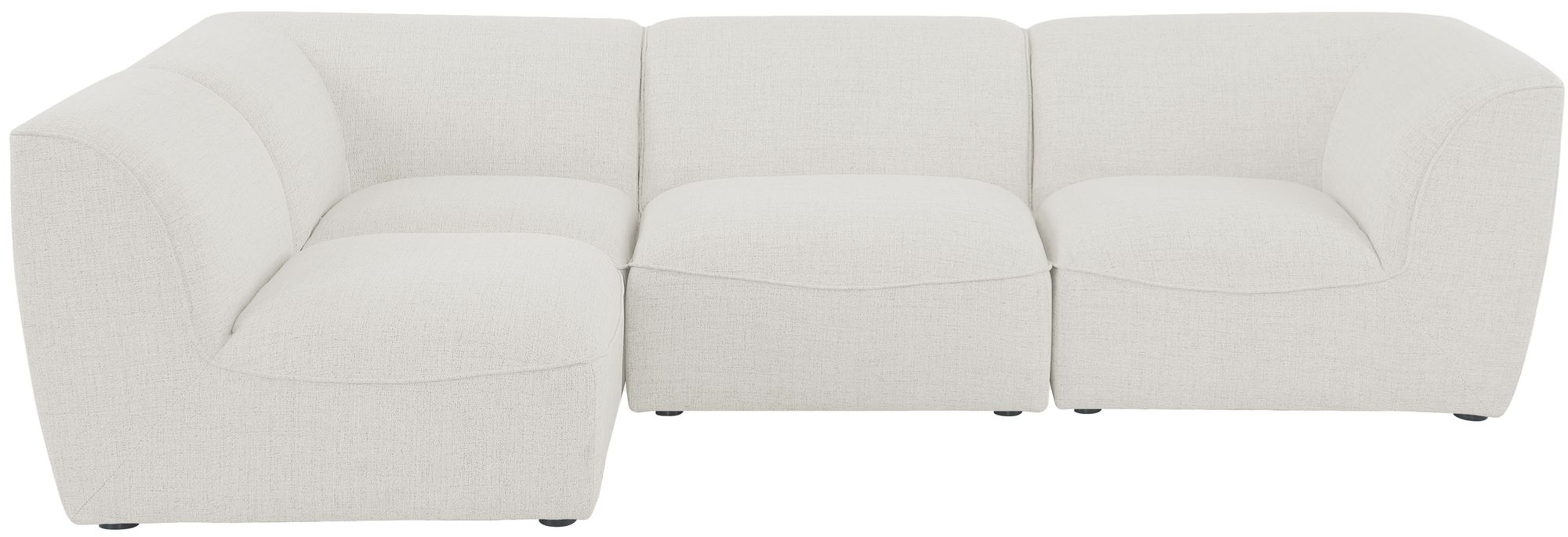 Miramar 109" 4-Piece Linen Modular Corner Sectional