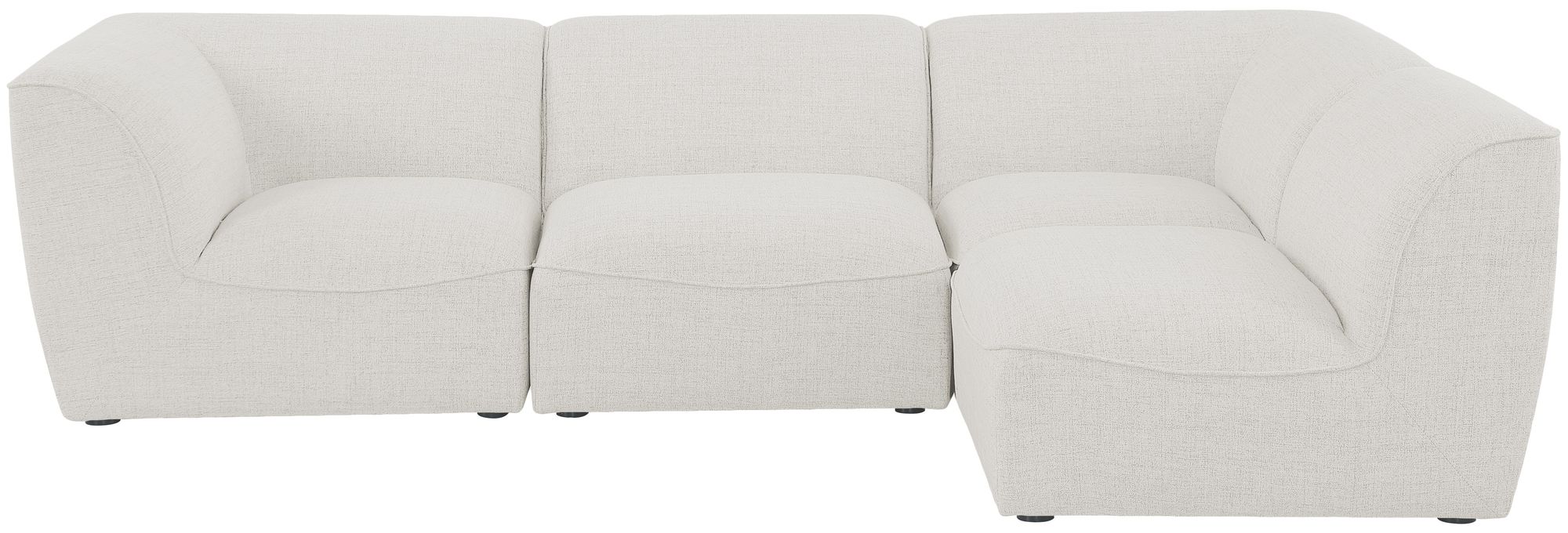 Miramar 109" 4-Piece Linen Modular Corner Sectional