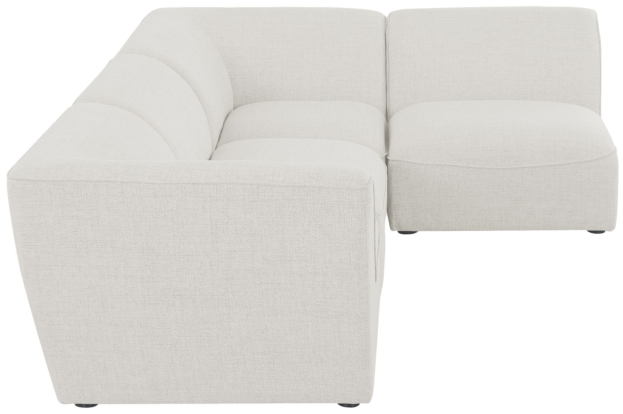 Miramar 109" 4-Piece Linen Modular Corner Sectional