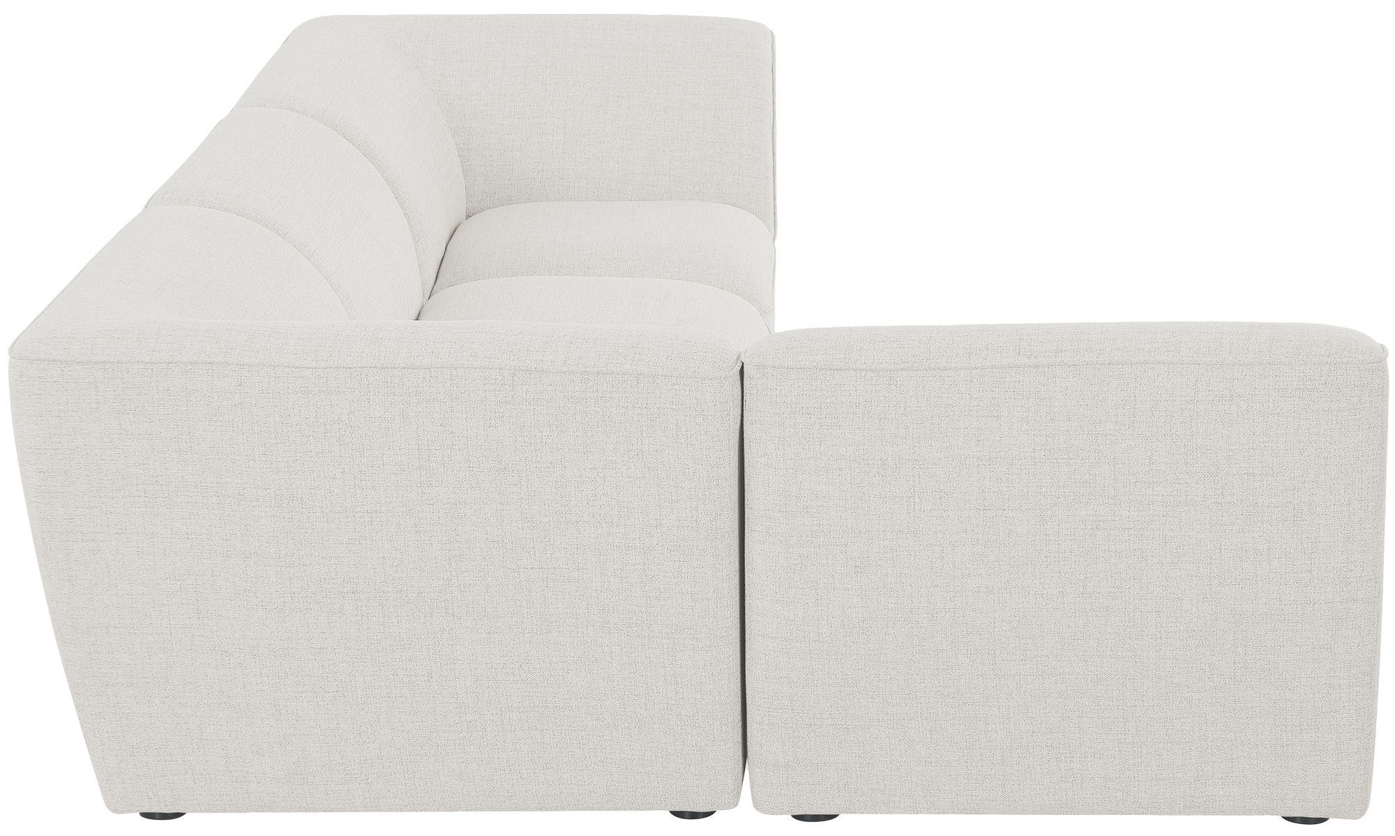 Miramar 109" 4-Piece Linen Modular Corner Sectional