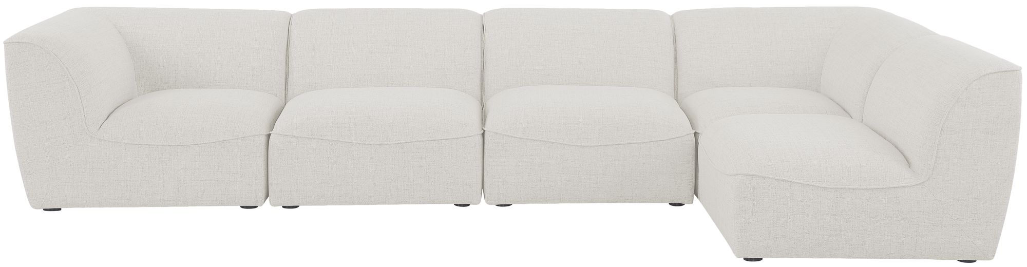 Miramar 142" 5-Piece Linen Modular Corner Sectional