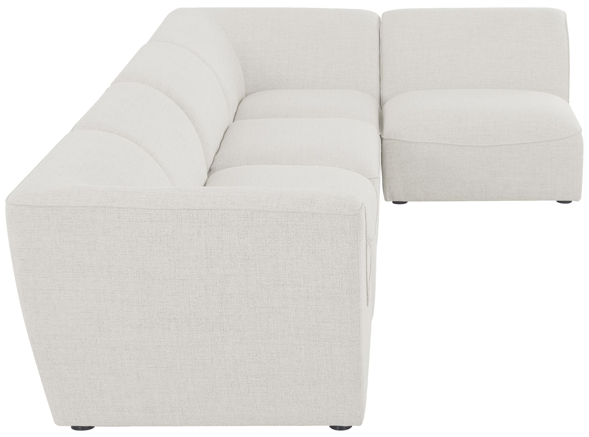 Miramar 142" 5-Piece Linen Modular Corner Sectional