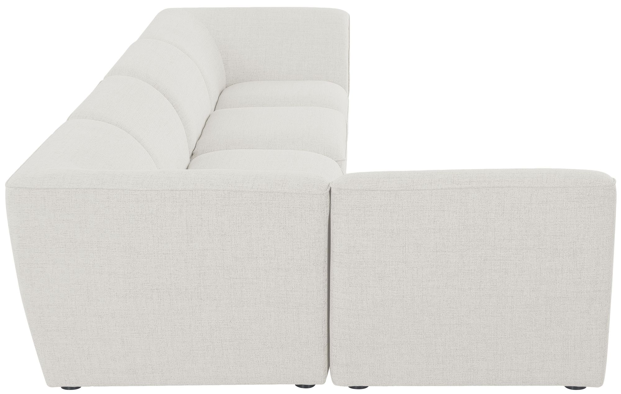Miramar 142" 5-Piece Linen Modular Corner Sectional