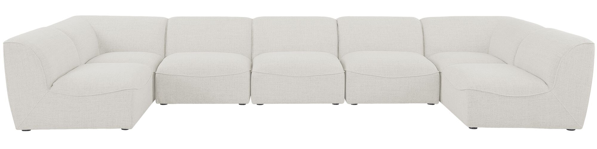 Miramar 175" 7-Piece Linen Modular Sectional