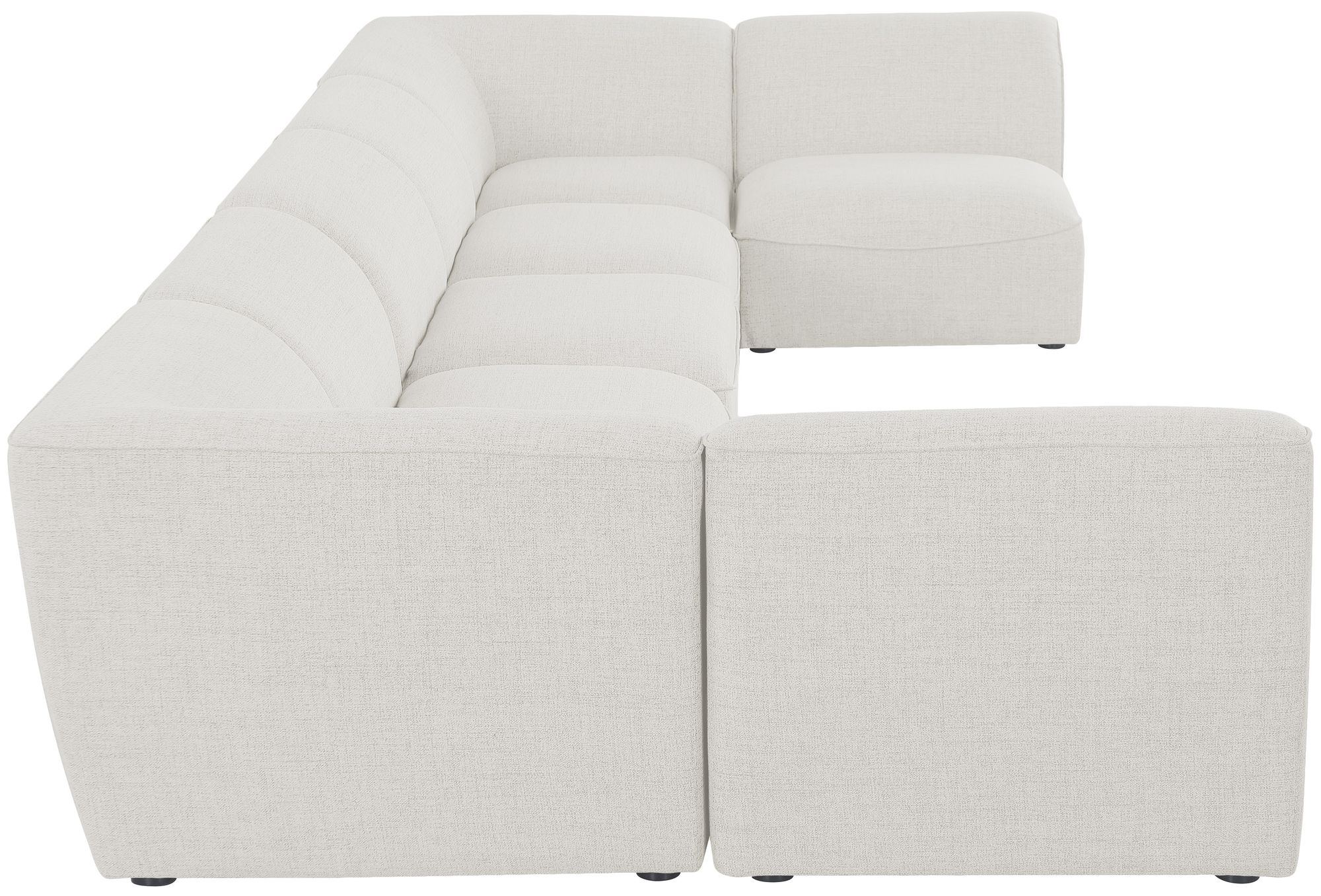 Miramar 175" 7-Piece Linen Fabric Modular Sectional Sofa