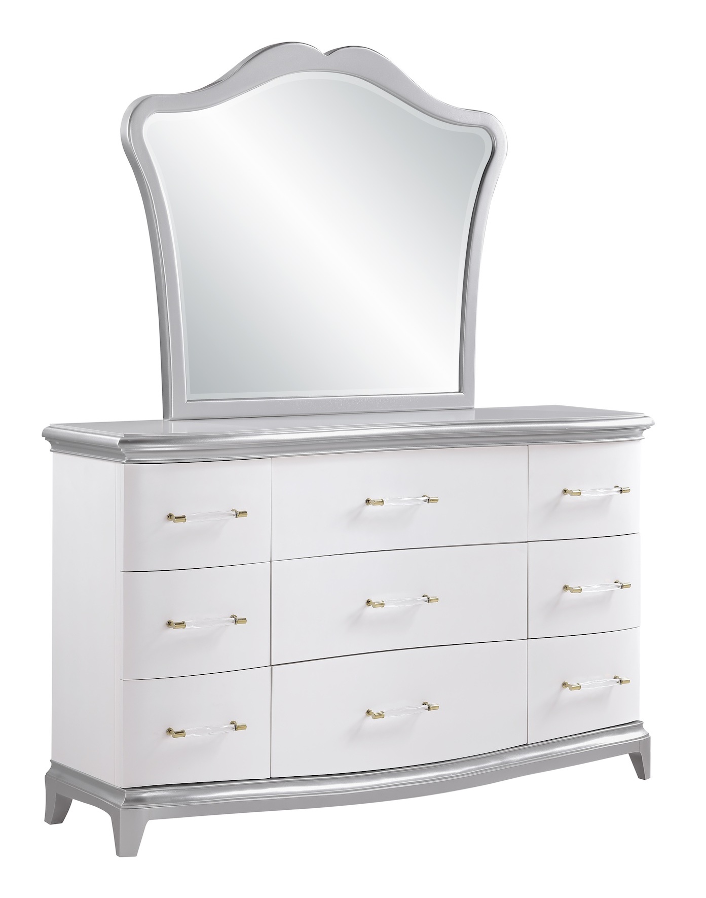 Nina Scalloped Mirror