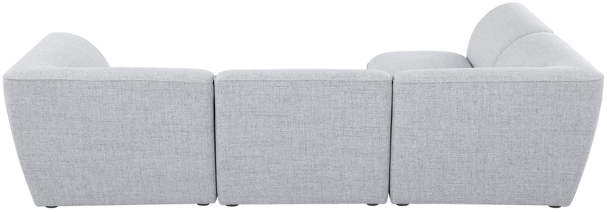 Miramar 109" 4-Piece Linen Fabric Modular Corner Sectional Sofa