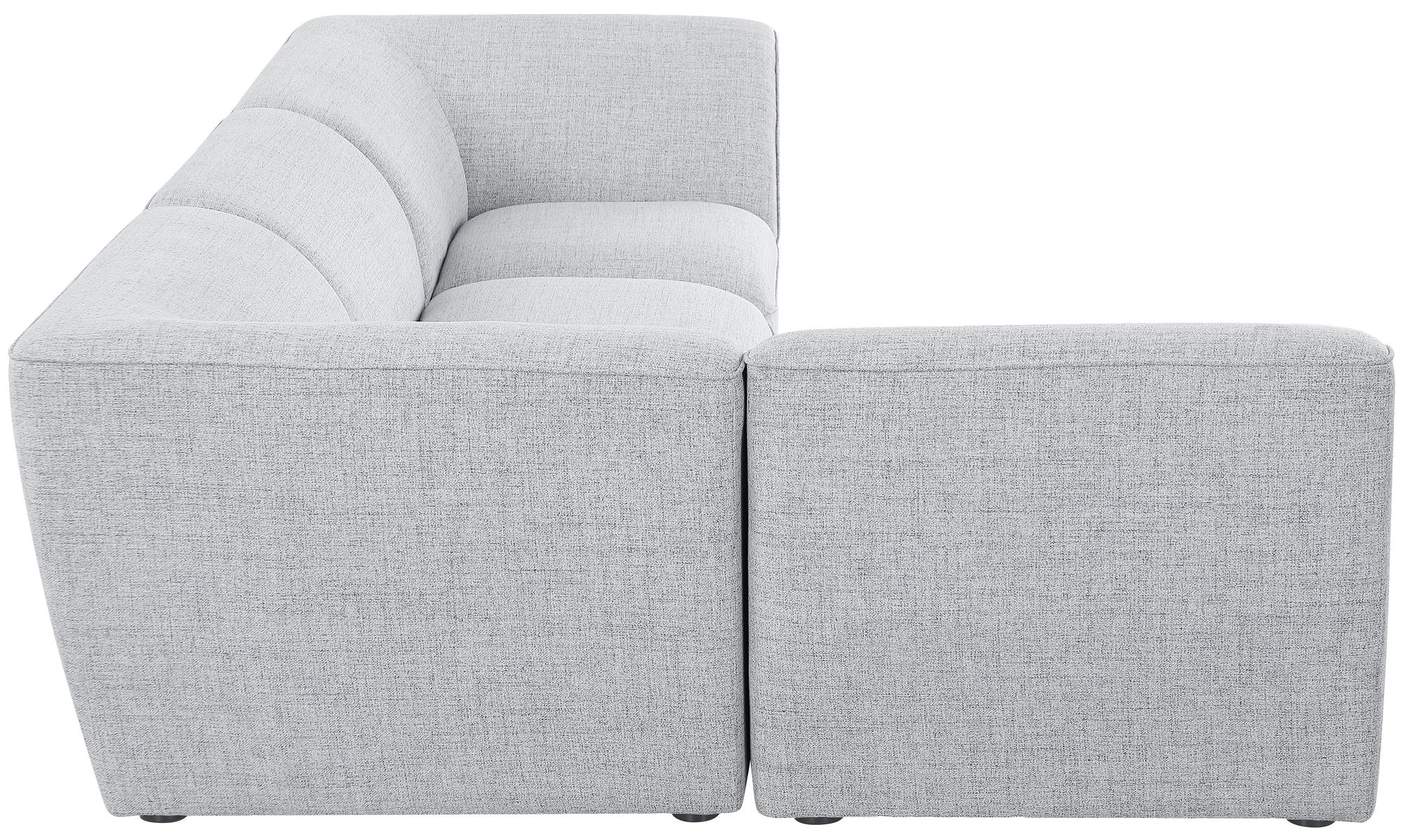 Miramar 109" 4-Piece Linen Modular Corner Sectional