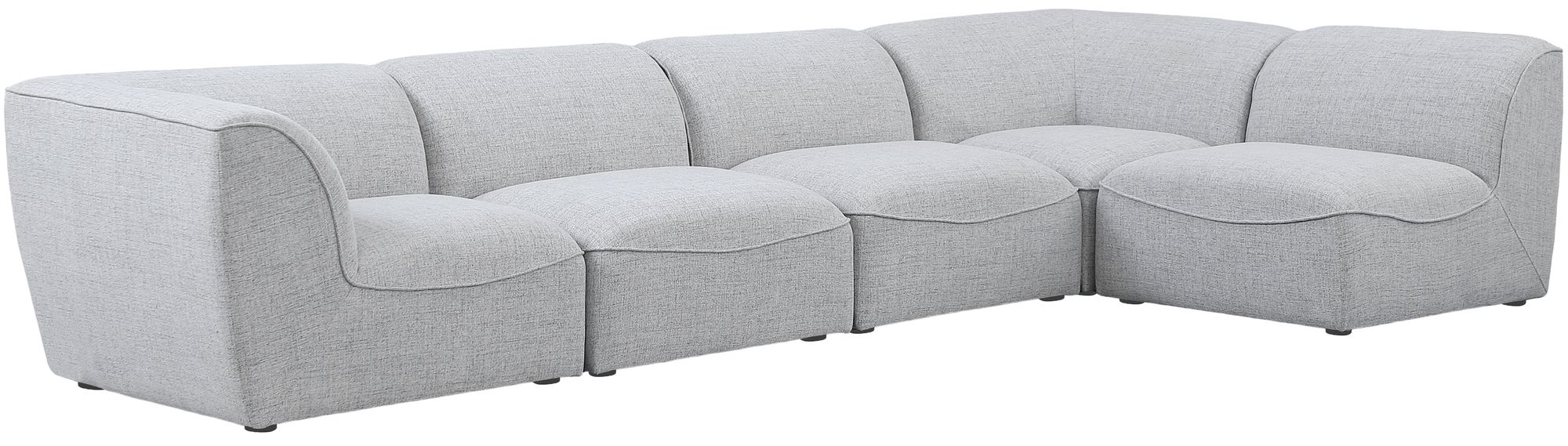 Miramar 142" 5-Piece Linen Modular Corner Sectional
