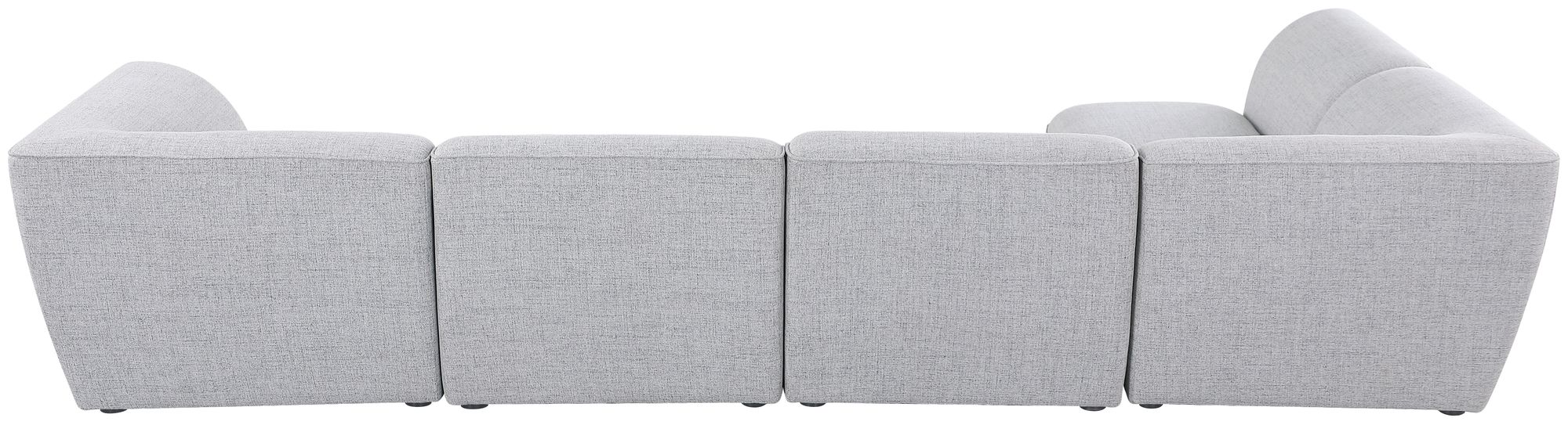 Miramar 142" 5-Piece Linen Modular Corner Sectional