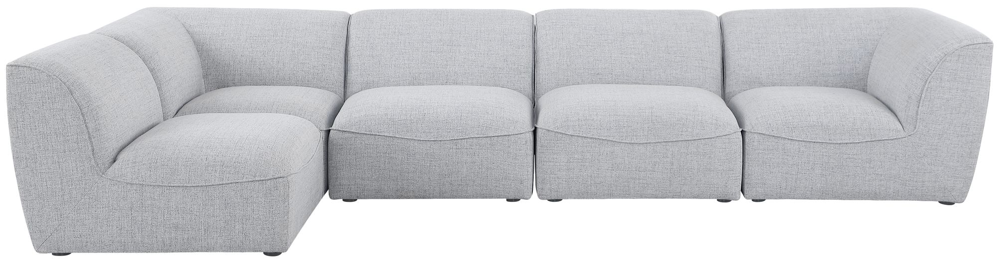 Miramar 142" 5-Piece Linen Modular Corner Sectional