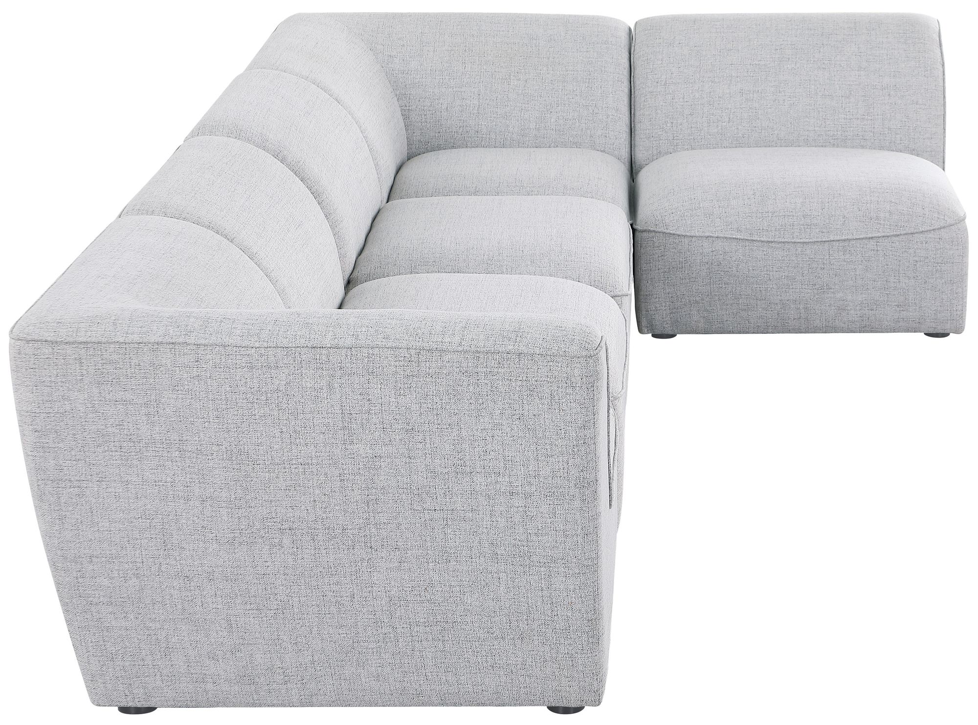 Miramar 142" 5-Piece Linen Modular Corner Sectional