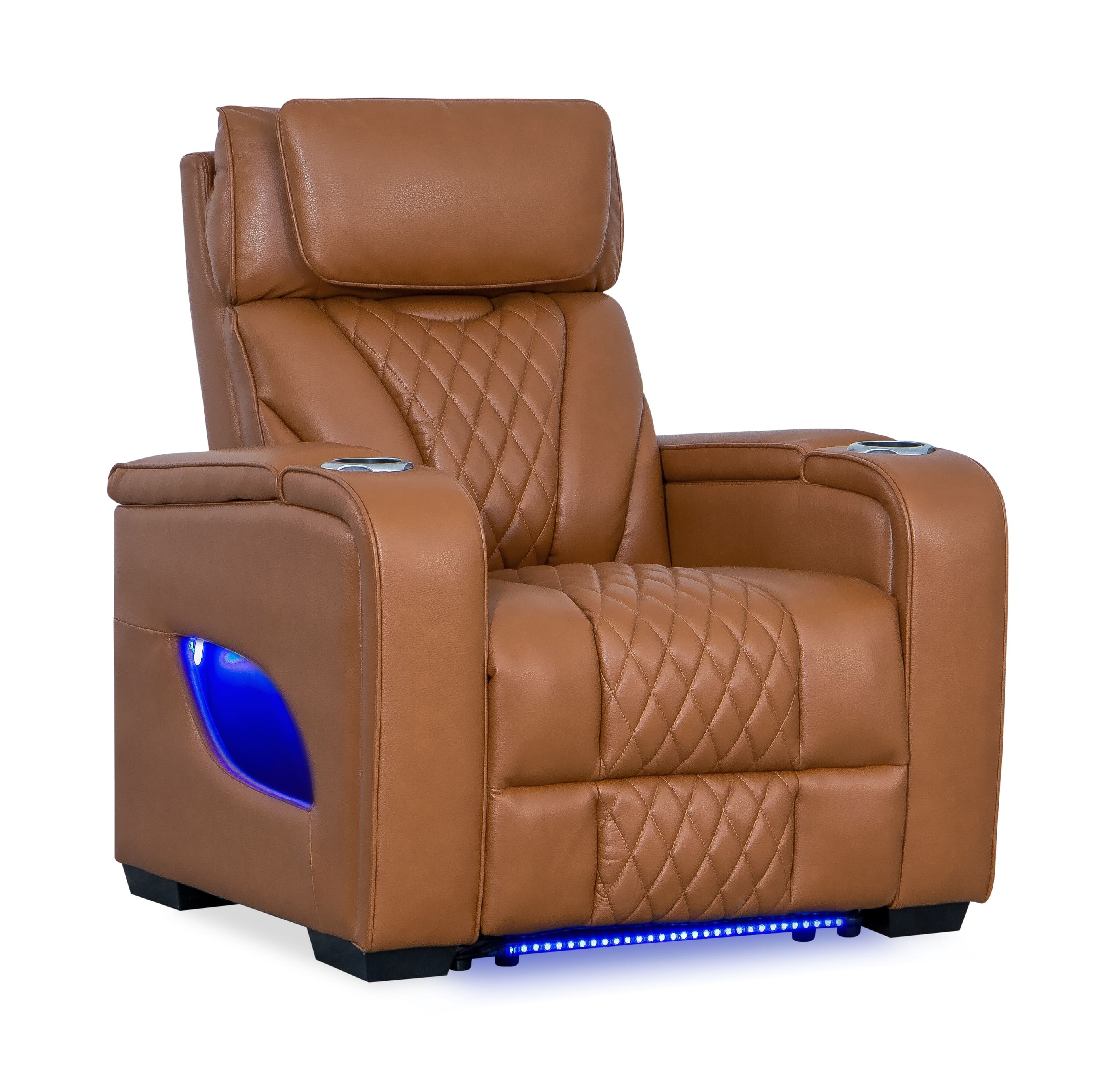 Chase Power Reclining Living Room Set with LED Lights and Wireless Charging