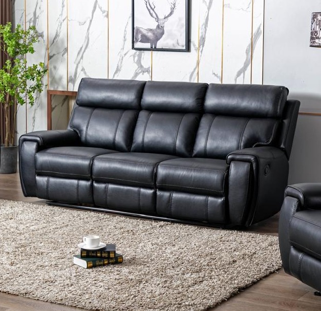 Safari Black Power Motion Reclining Living Room Set