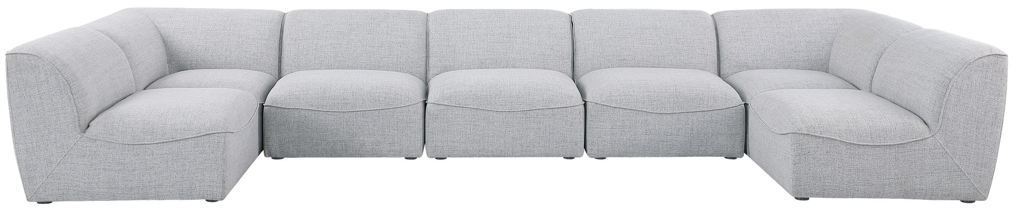 Miramar 175" 7-Piece Linen Modular Sectional