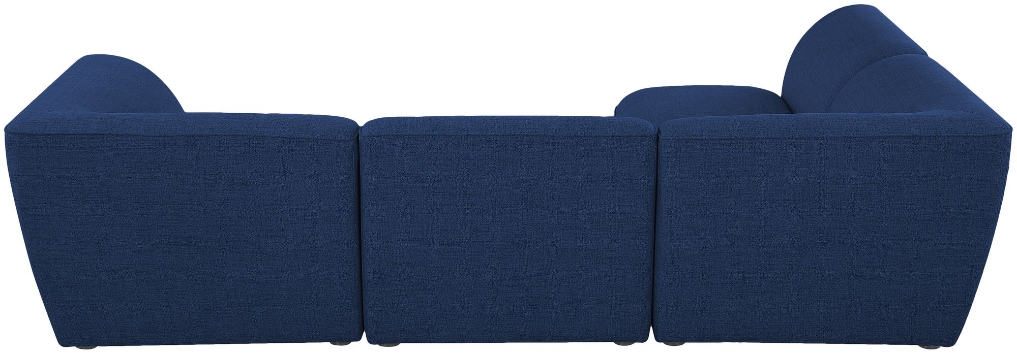 Miramar 109" 4-Piece Linen Fabric Modular Corner Sectional Sofa