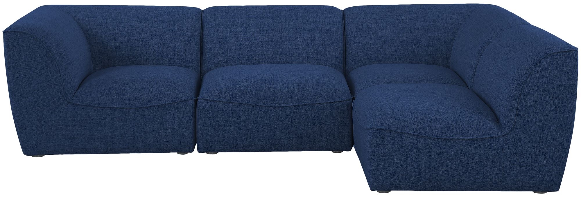 Miramar 109" 4-Piece Linen Fabric Modular Corner Sectional Sofa
