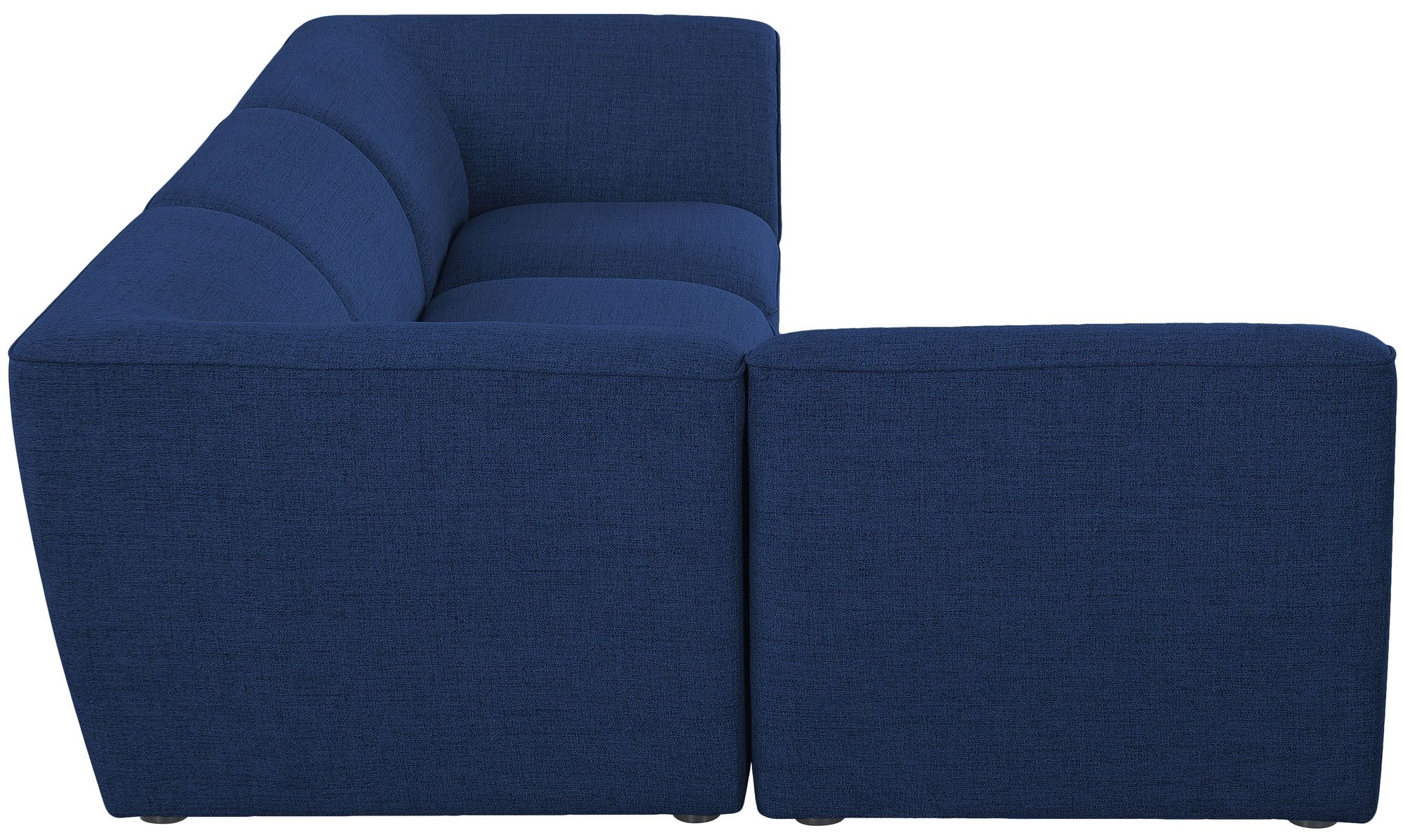 Miramar 109" 4-Piece Linen Fabric Modular Corner Sectional Sofa
