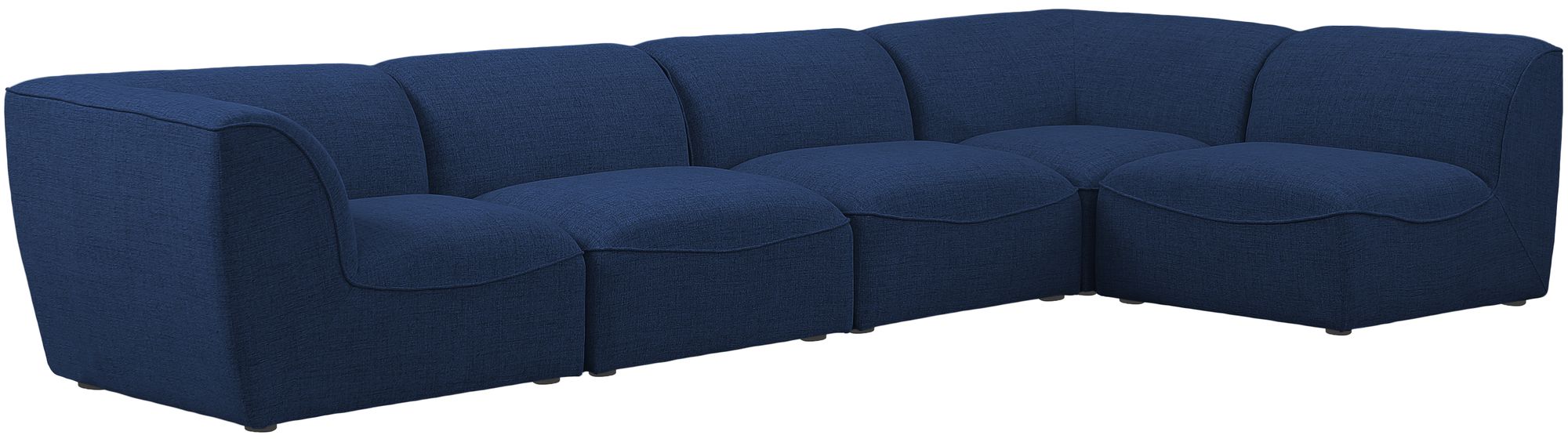 Miramar 142" 5-Piece Linen Modular Corner Sectional