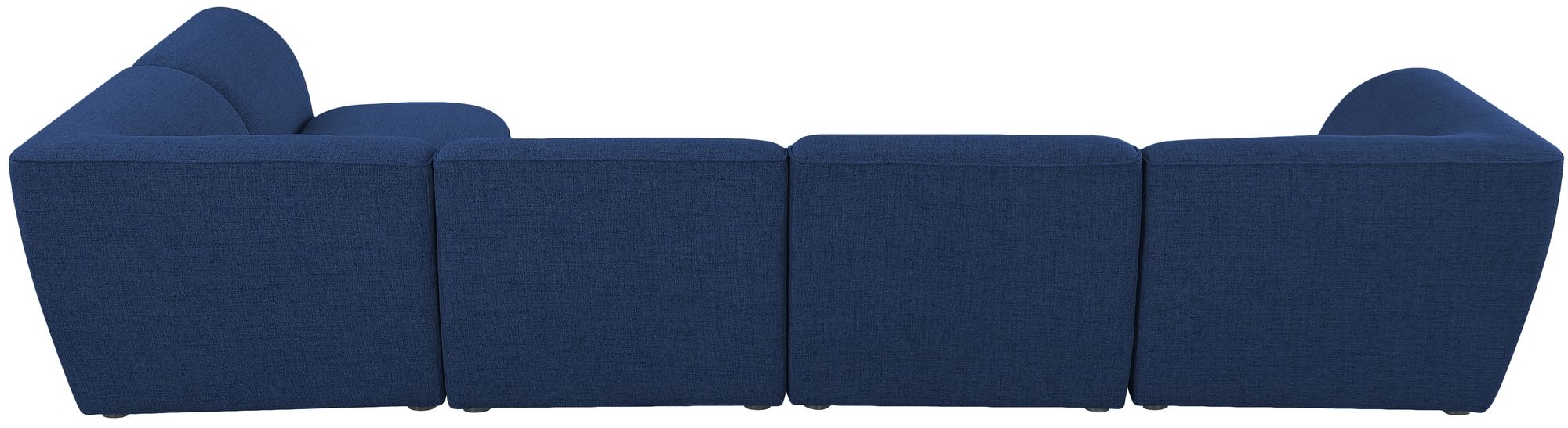 Miramar 142" 5-Piece Linen Fabric Modular Corner Sectional Sofa