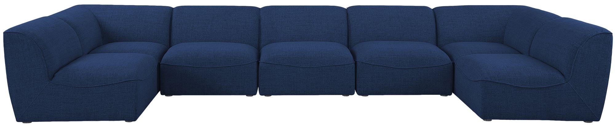 Miramar 175" 7-Piece Linen Fabric Modular Sectional Sofa