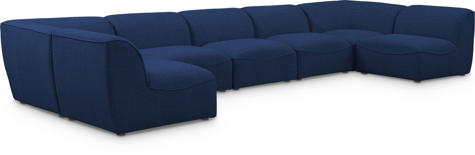Miramar 175" 7-Piece Linen Fabric Modular Sectional Sofa