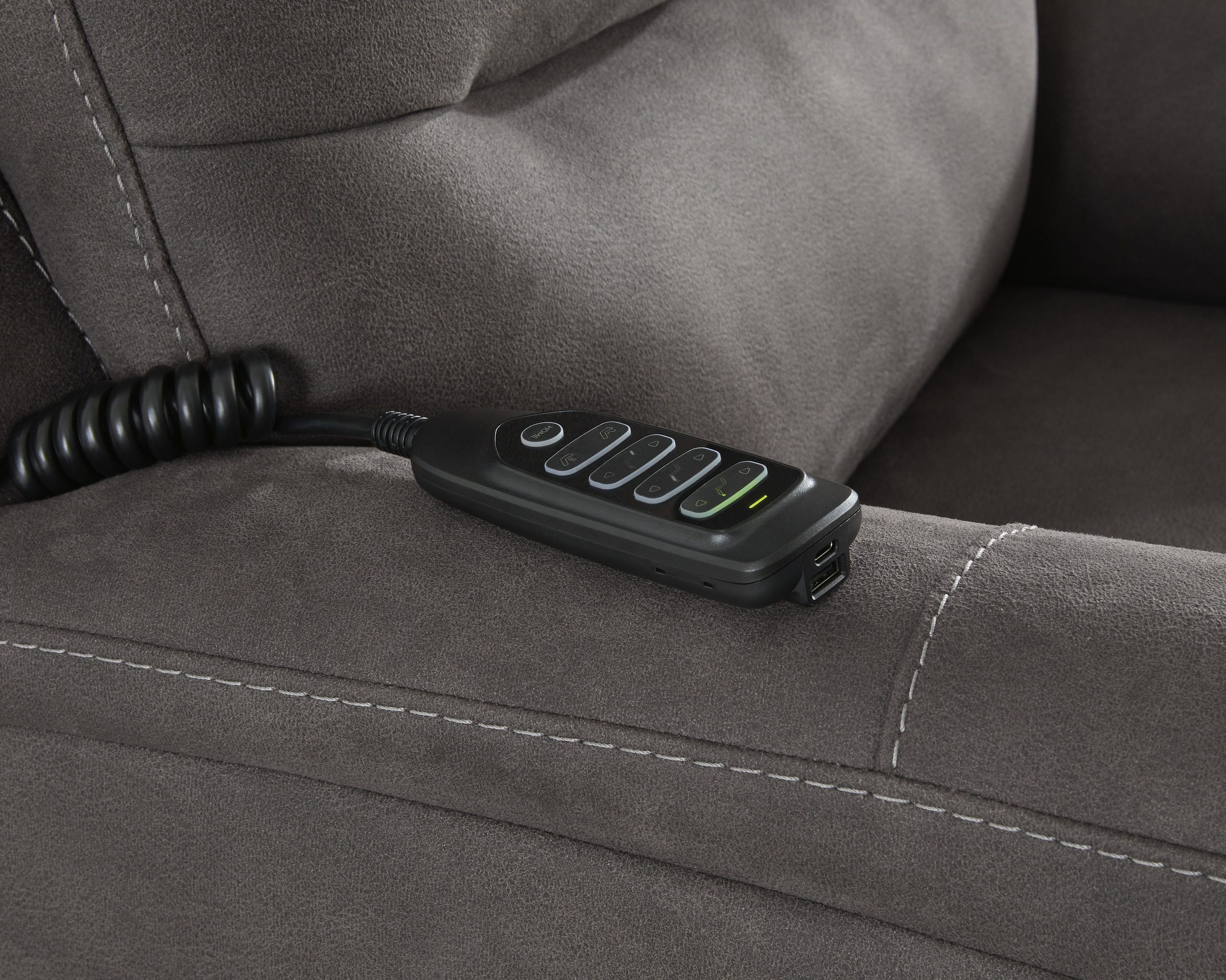 Snowfield Faux Leather Power Lift Recliner