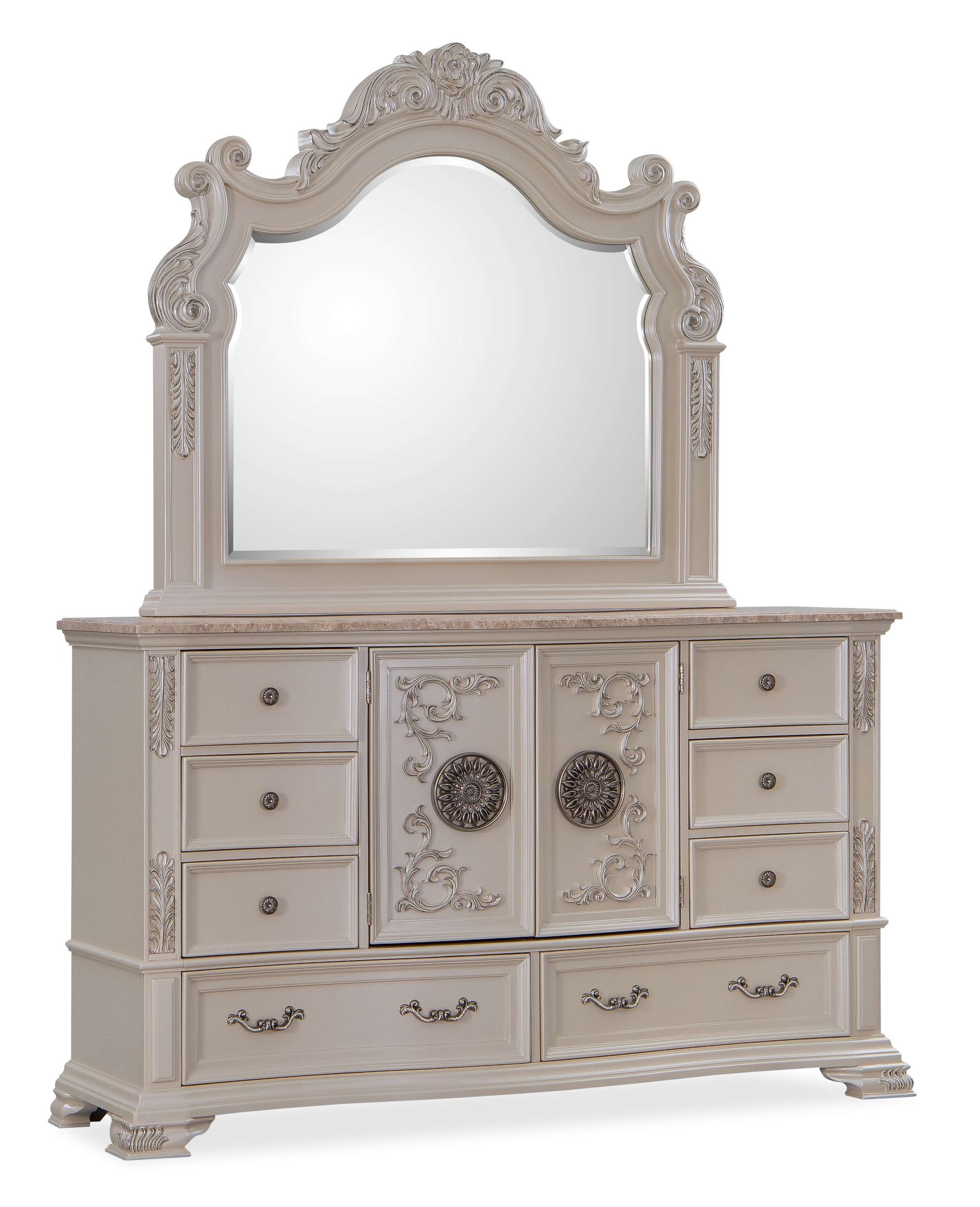 Santa Monica Dresser with 8 Drawers and 2 Doors