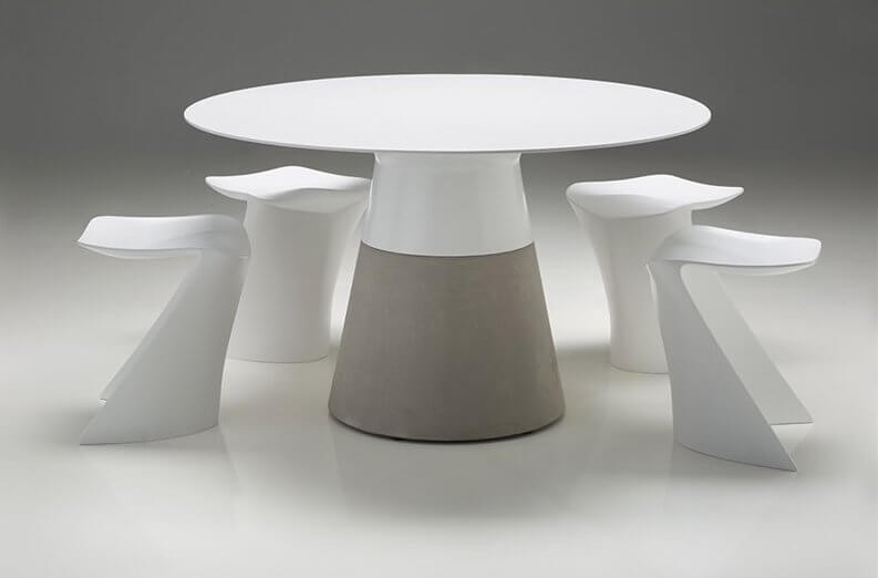 Maldives Solid Surface Dining Table