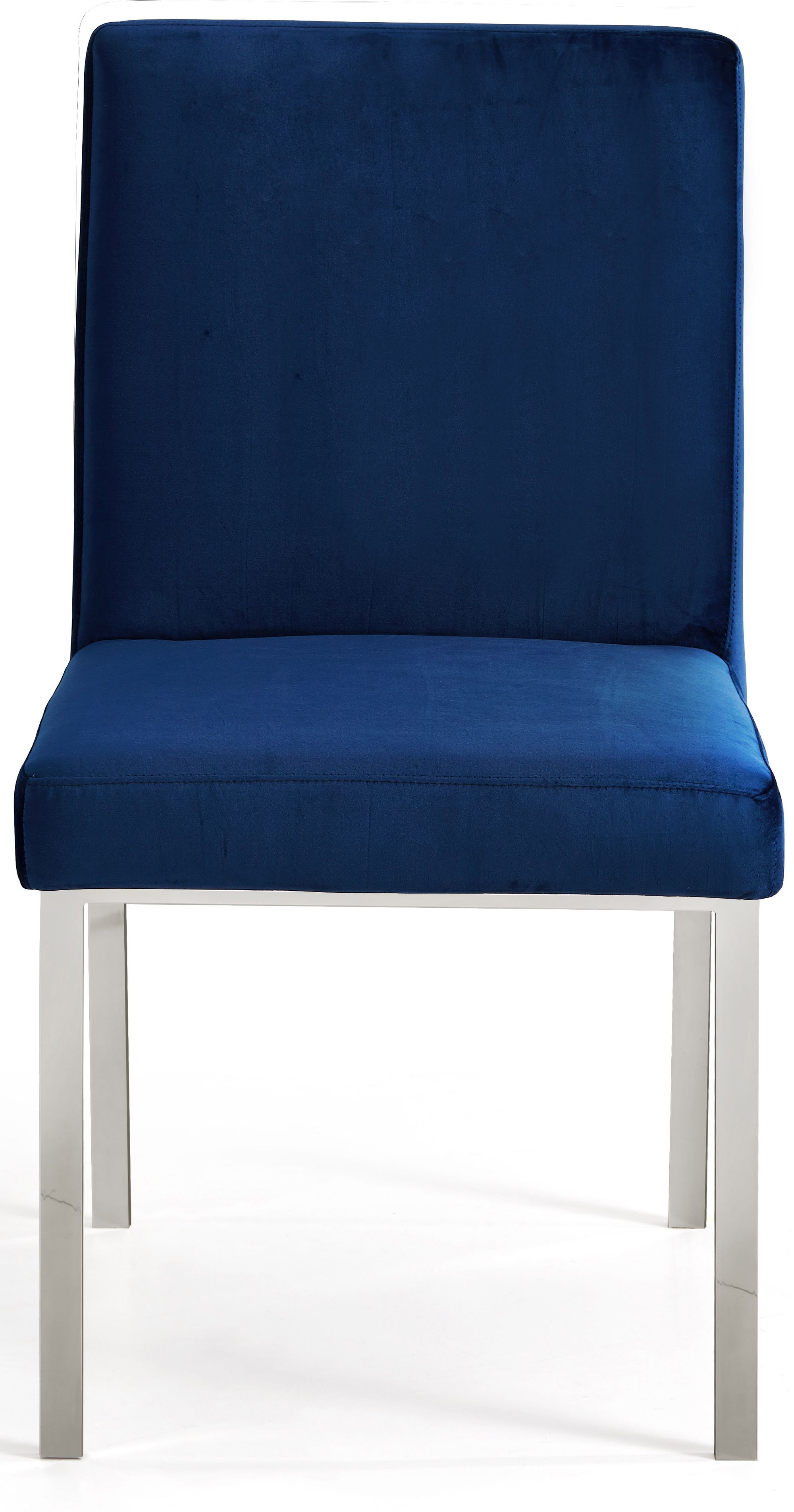 Opal Velvet Dining Chair with Chrome Stainless Steel Base