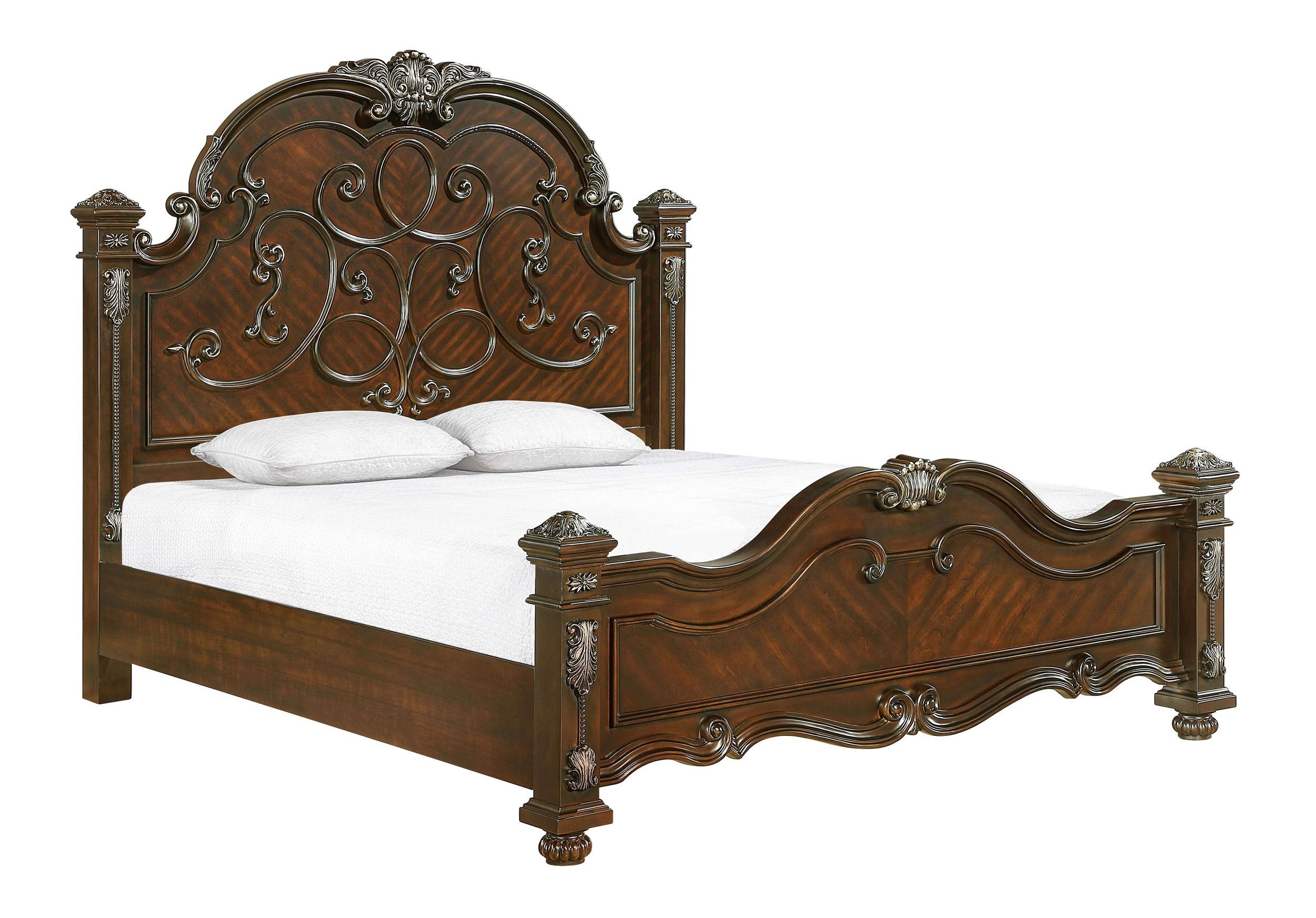 Isabella Wood Panel Bedroom Set