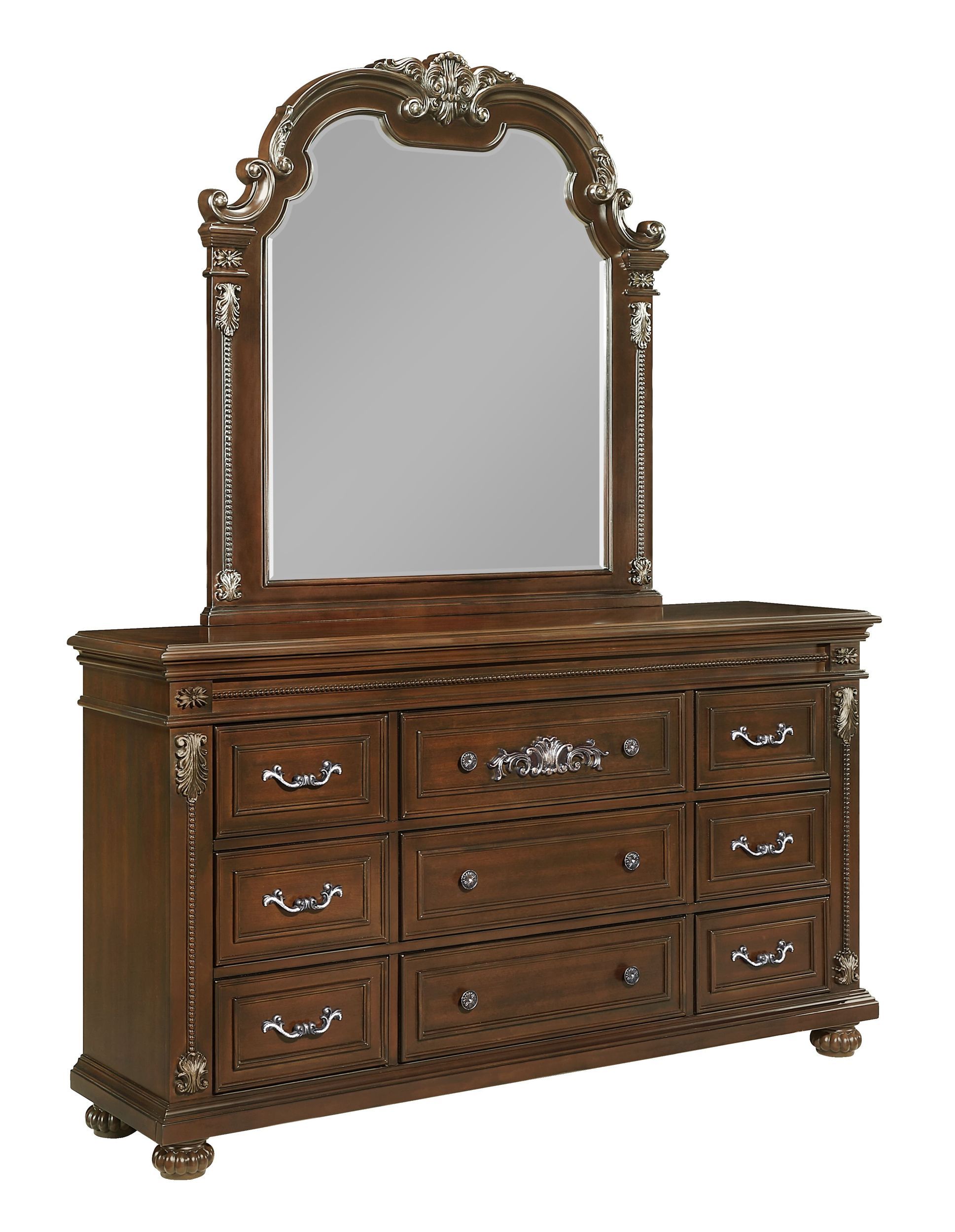 Isabella Wood Panel Bedroom Set