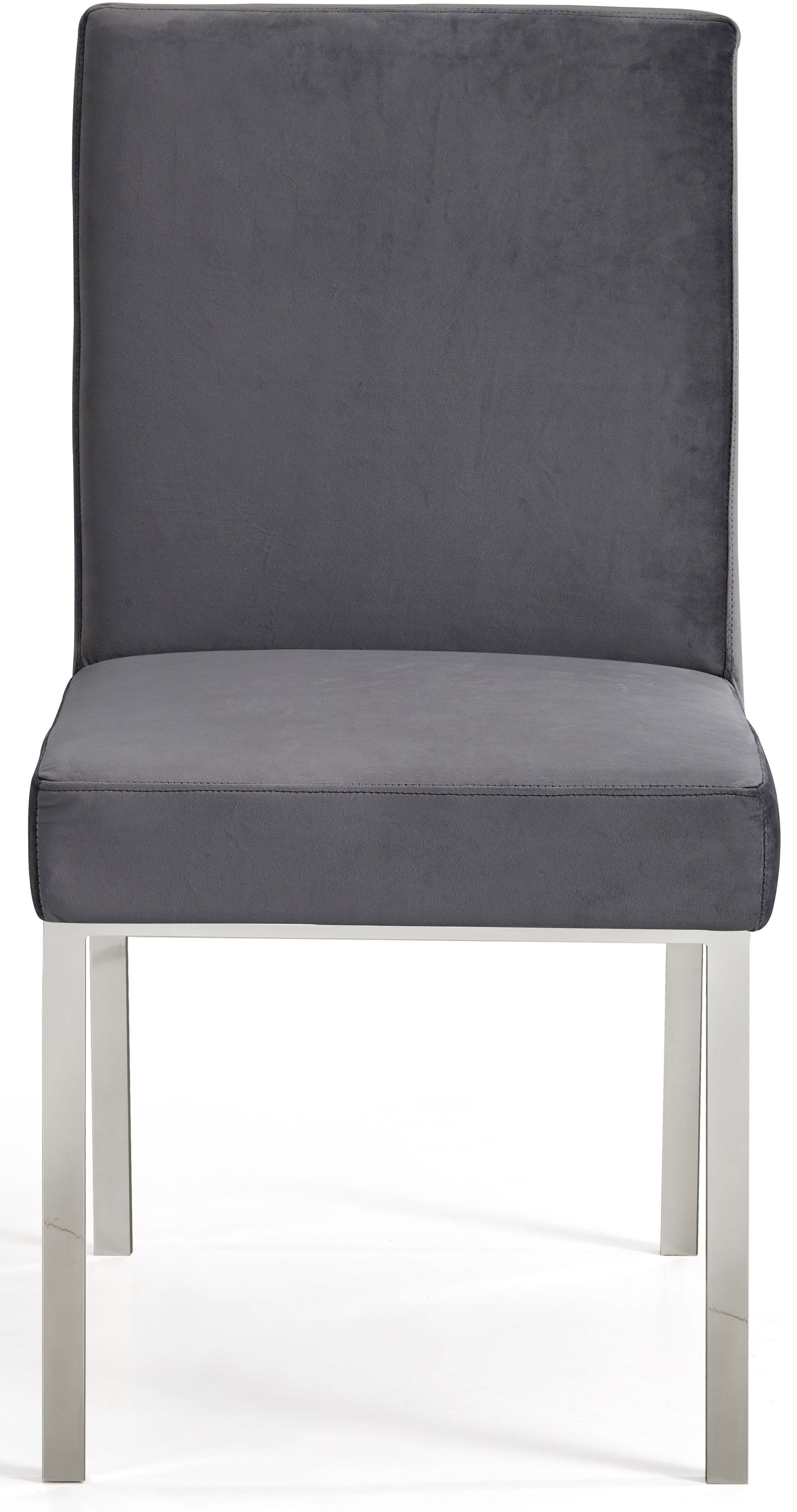 Opal Velvet Dining Chair with Chrome Stainless Steel Base