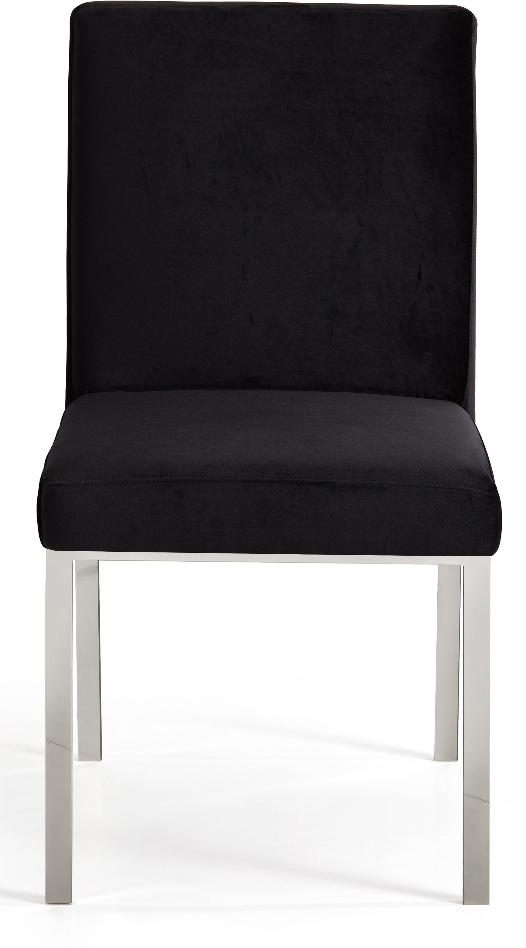 Opal Velvet Dining Chair with Chrome Stainless Steel Base