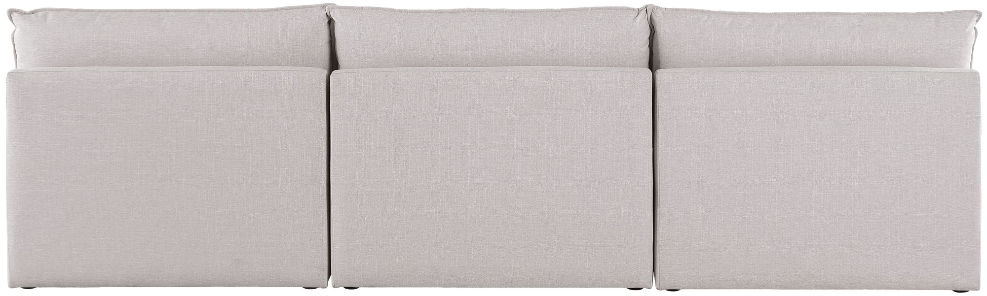 Mackenzie 120" Linen Armless Modular Sofa