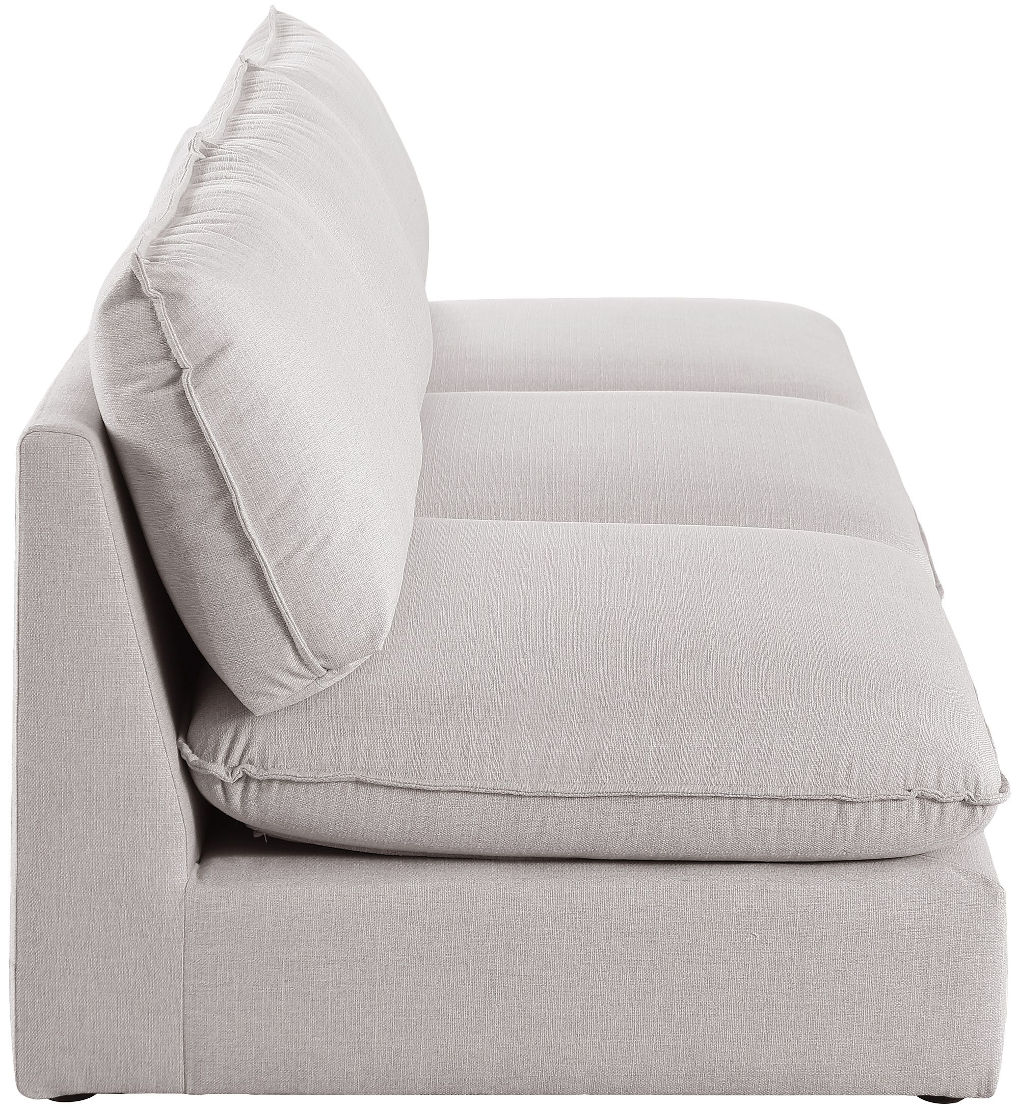 Mackenzie 120" Linen Armless Modular Sofa