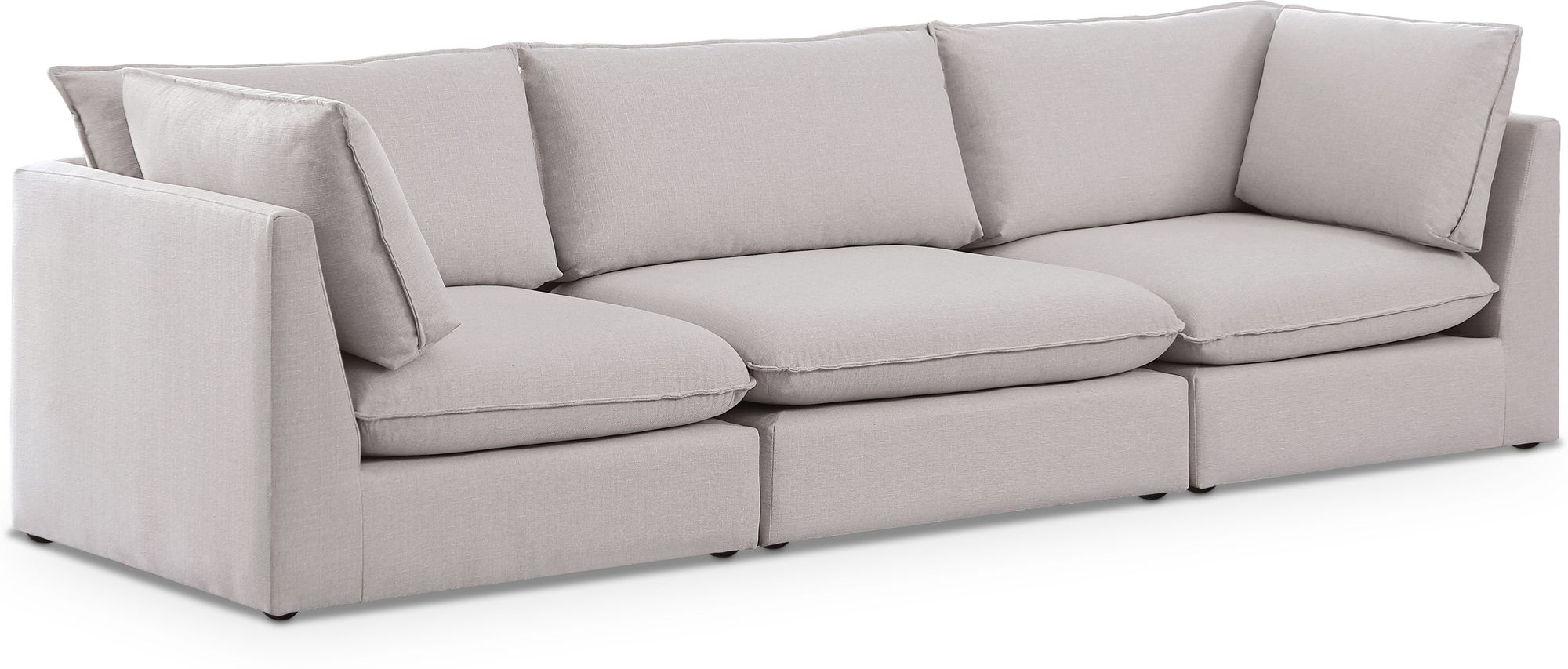 Mackenzie 120" Linen Modular Sofa