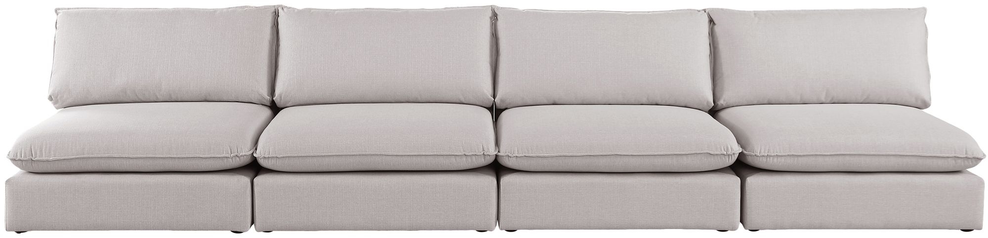 Mackenzie 160" Linen Armless Modular Sofa