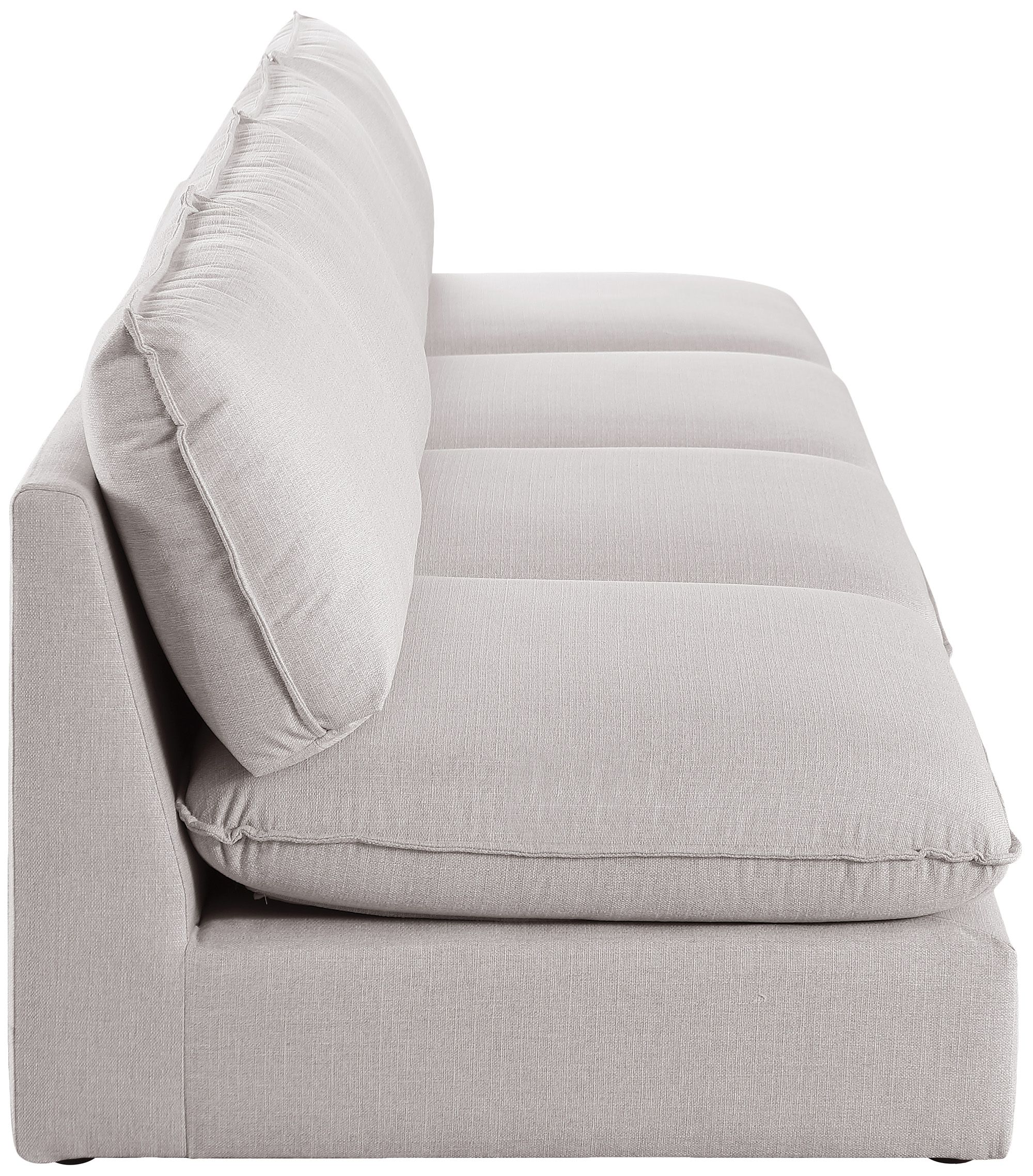 Mackenzie 160" Linen Armless Modular Sofa