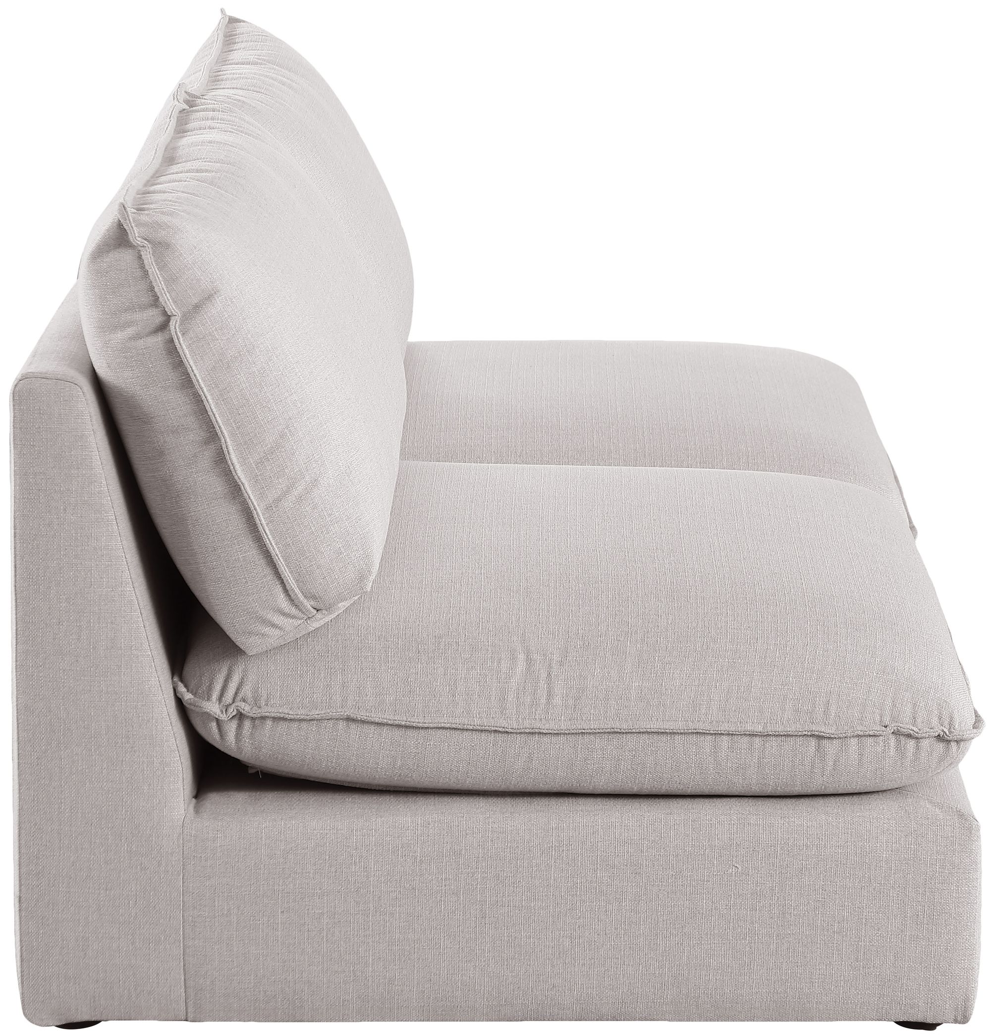 Mackenzie 80" Linen Armless Modular Sofa