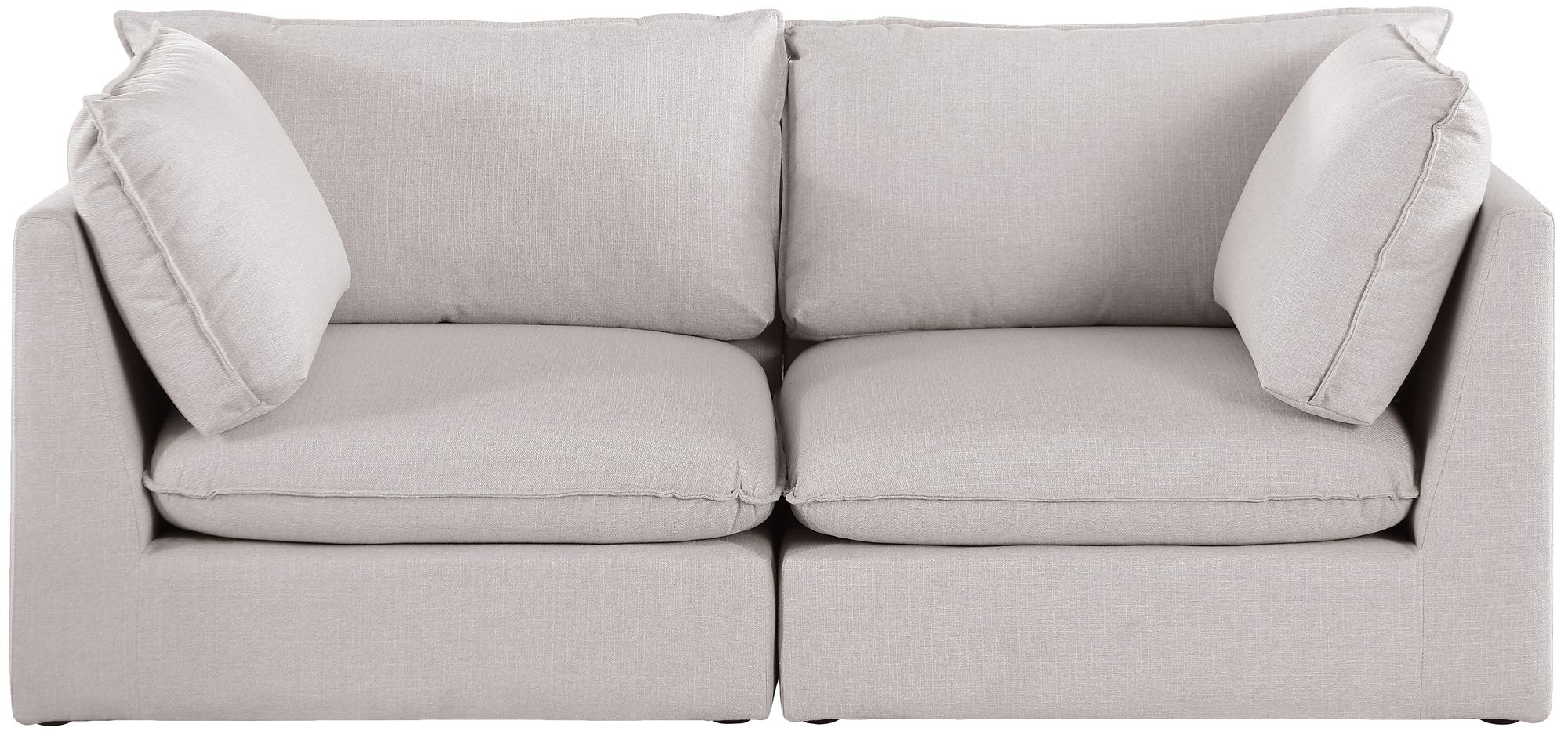 Mackenzie 80" Linen Modular Sofa