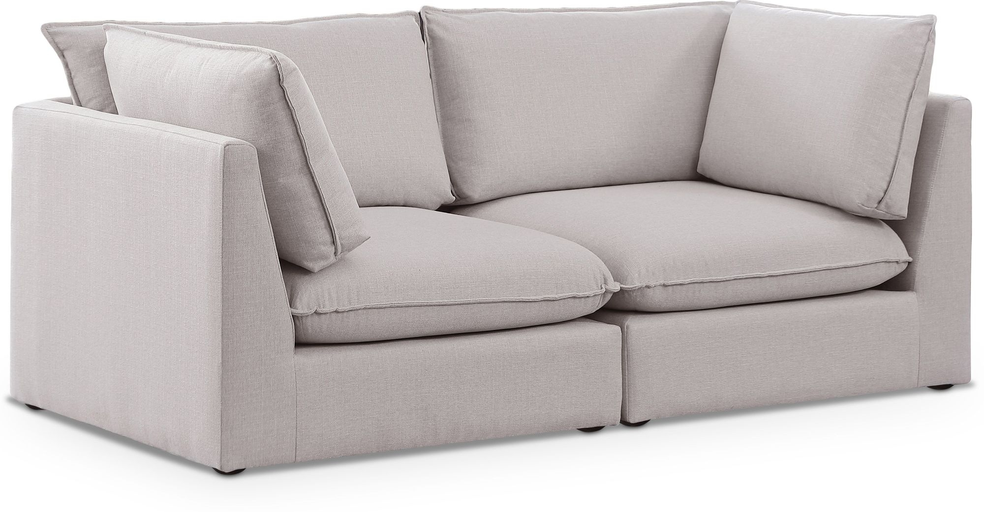 Mackenzie 80" Linen Modular Sofa