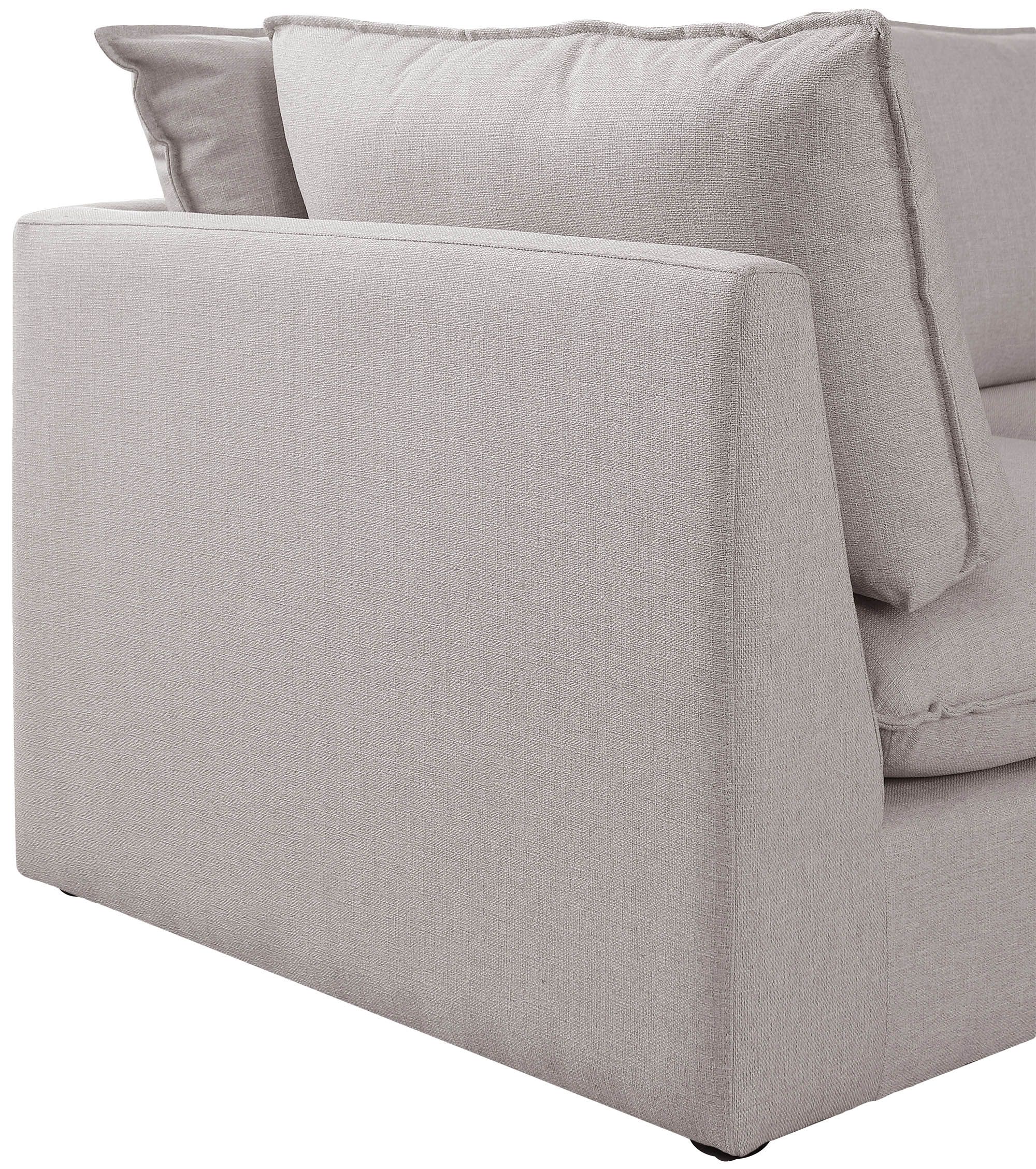 Mackenzie 120" 4-Piece Linen Modular Corner Sectional