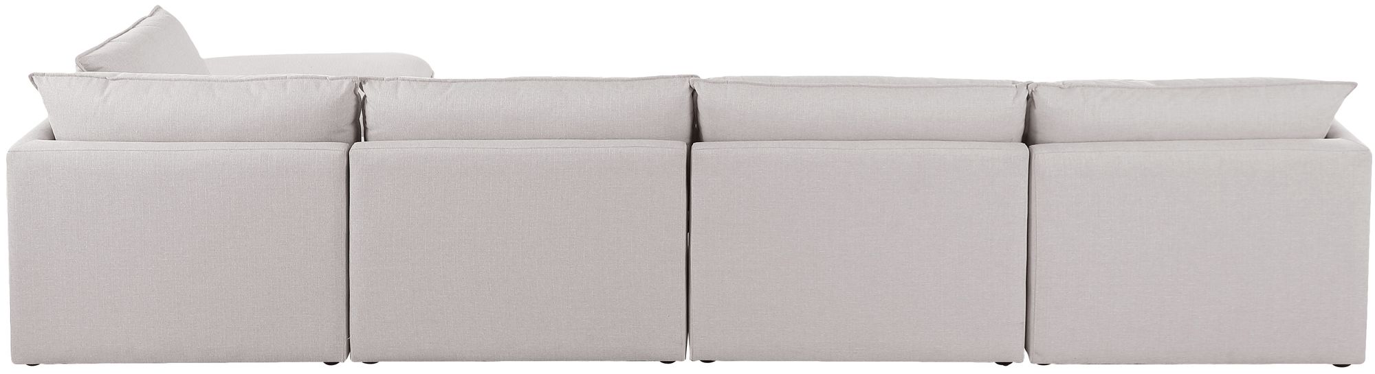 Mackenzie 160" 5-Piece Linen Modular Sectional