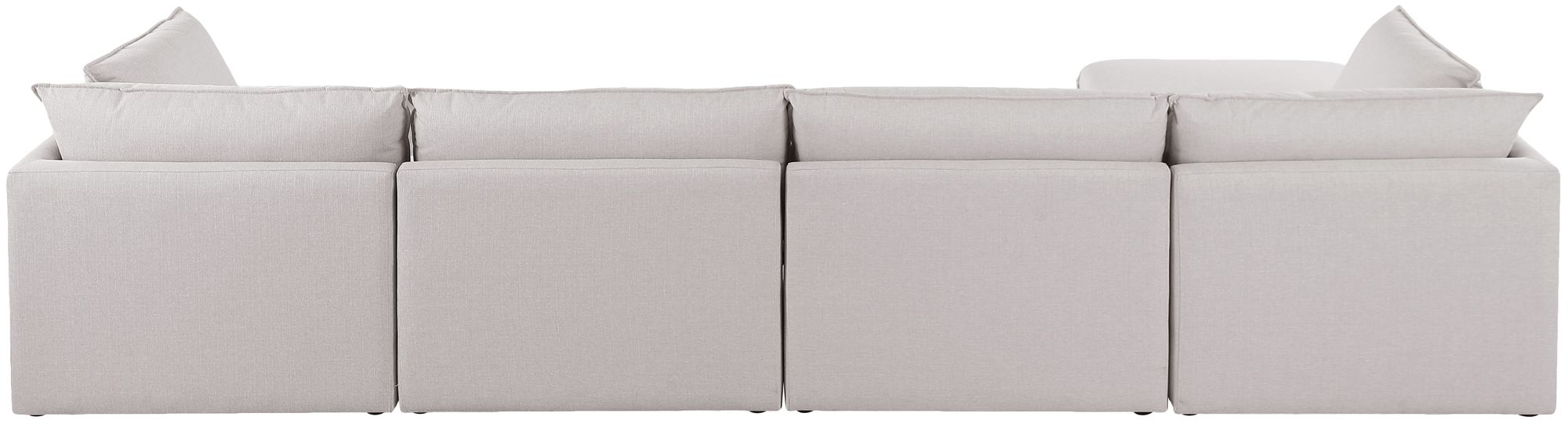 Mackenzie 160" 5-Piece Linen Fabric Modular Sectional Sofa