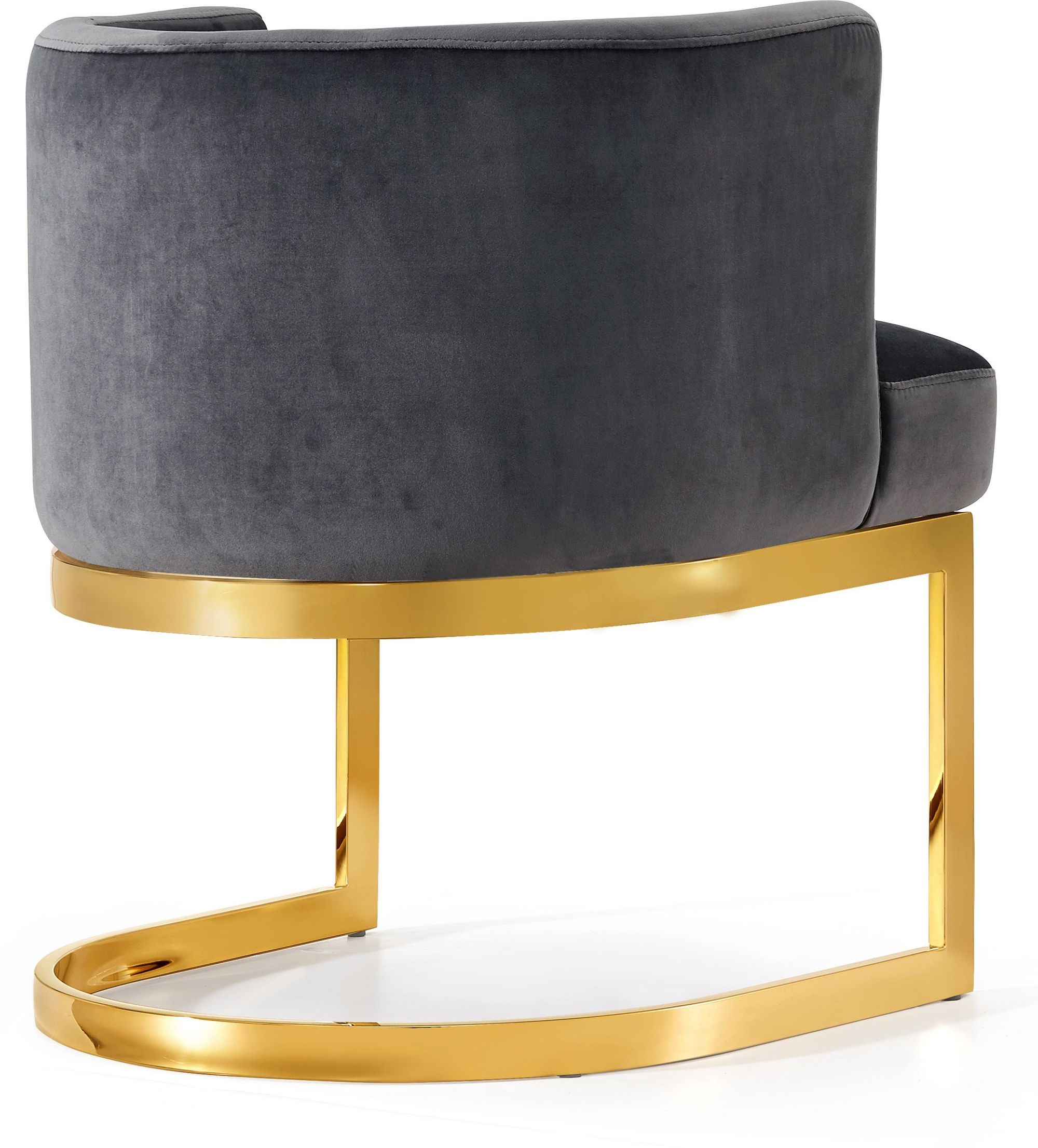 Gianna Velvet Dining Chair with Stainless Steel Base