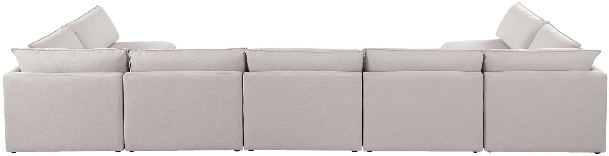 Mackenzie 200" 7-Piece Linen Modular Sectional