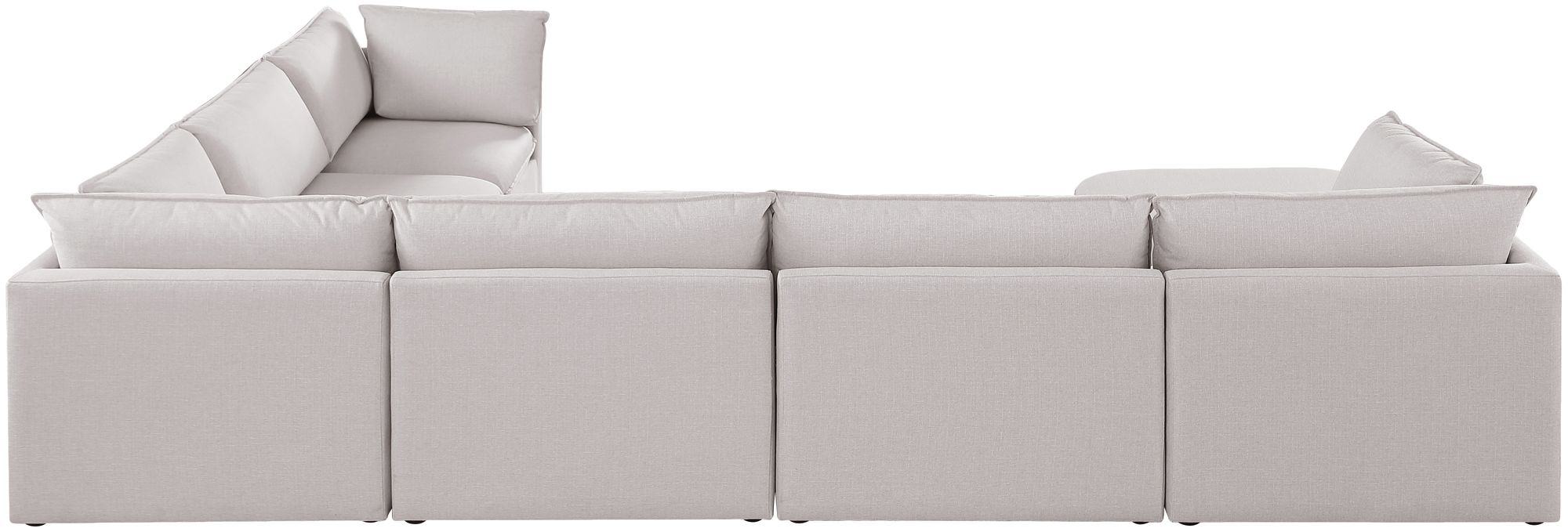 Mackenzie 160" 7-Piece Linen Modular Sectional