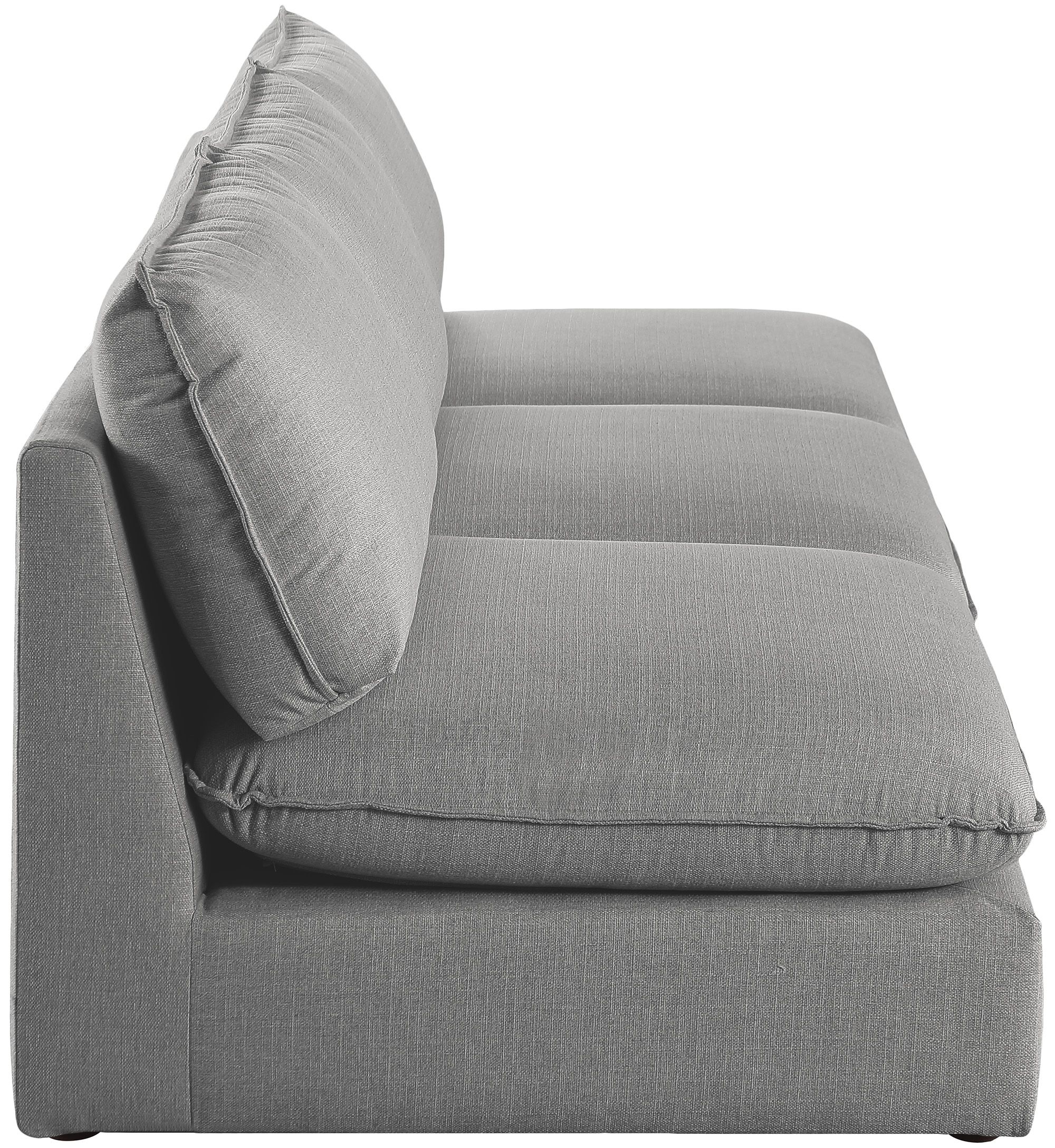 Mackenzie 120" Linen Armless Modular Sofa