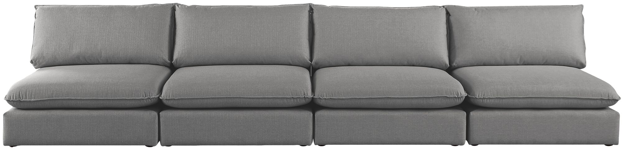 Mackenzie 160" Linen Armless Modular Sofa